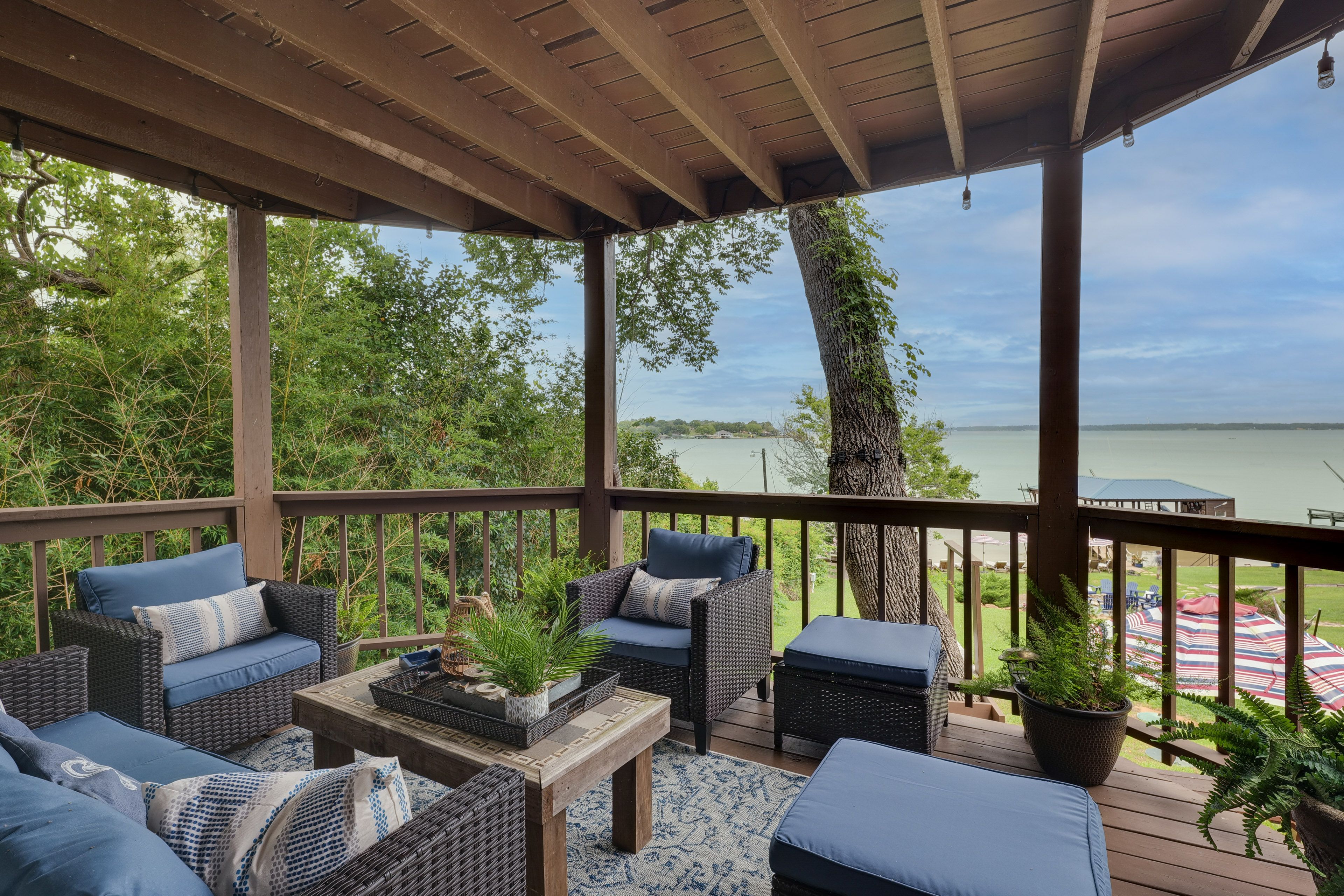 Covered Deck Area | Access Through Game Room