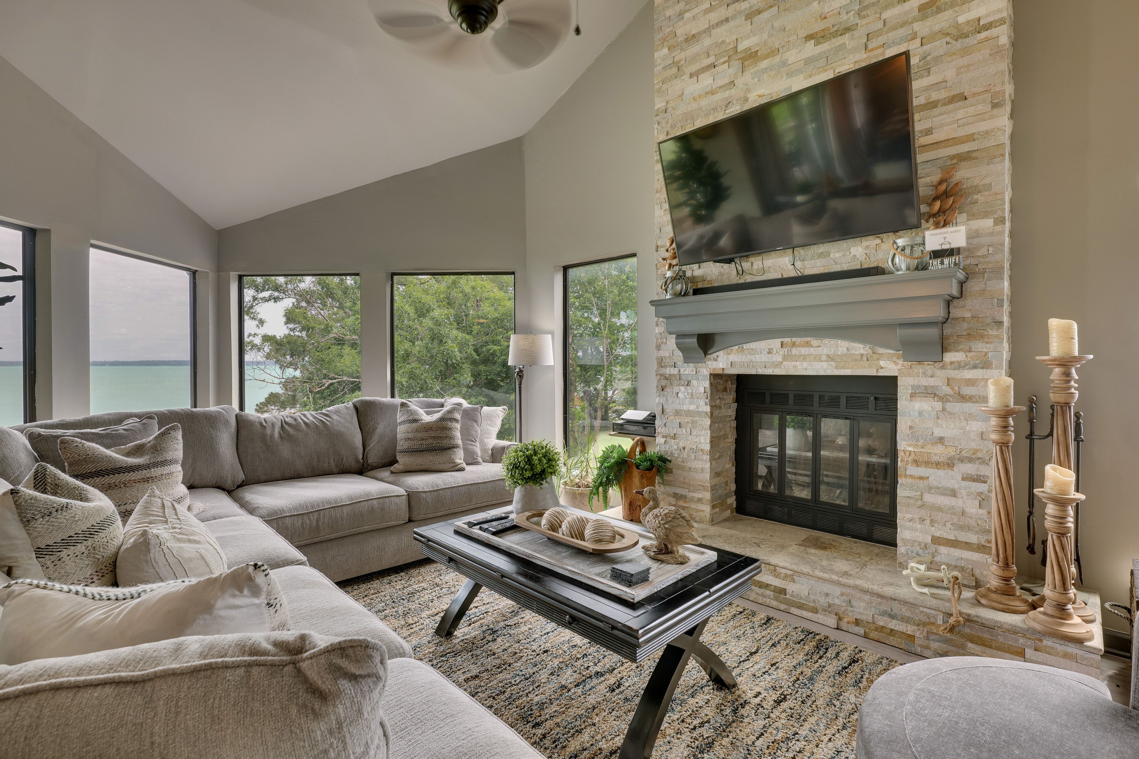 Living Room | Lake Views