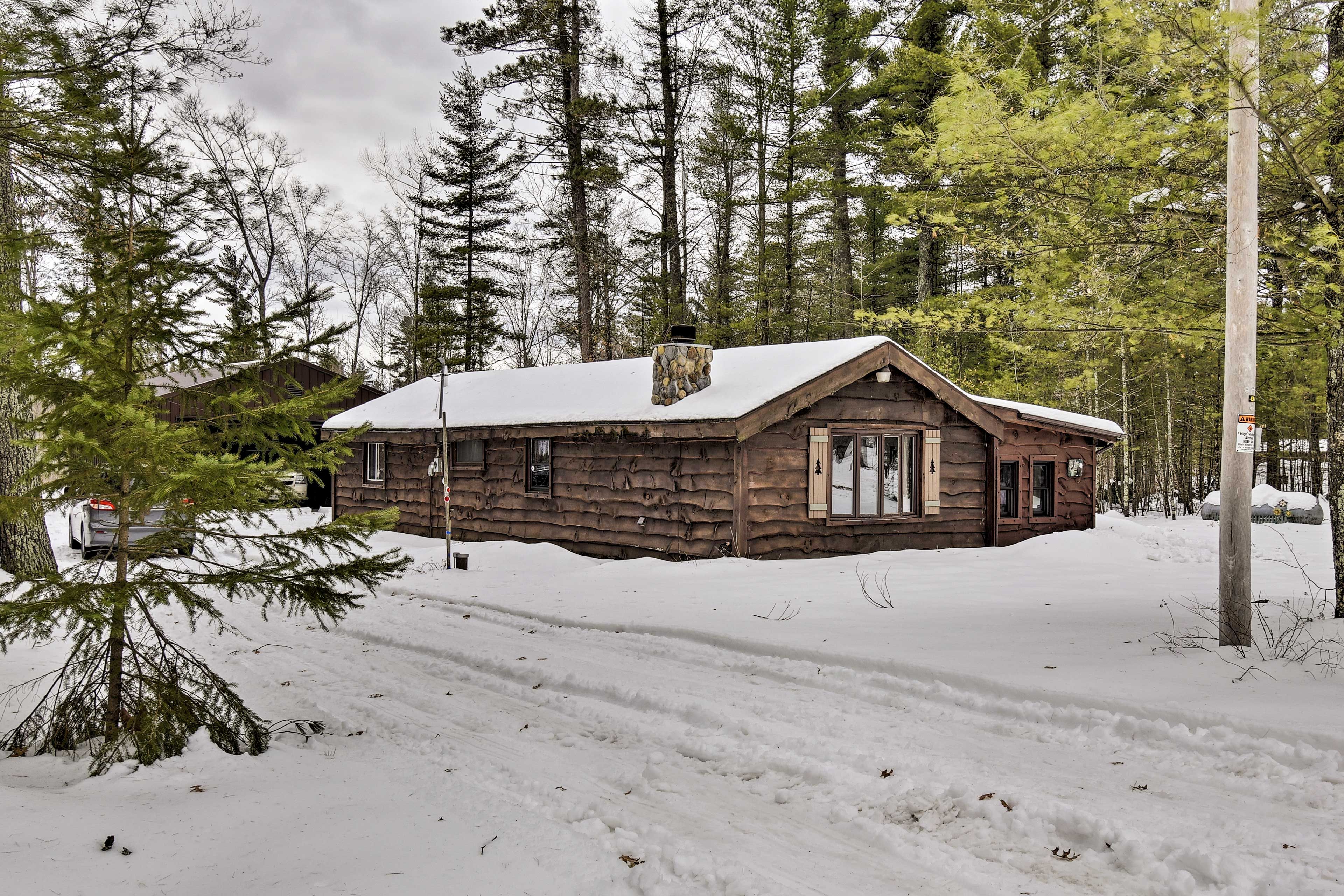 Exterior | Peaceful Wooded Location | Single-Story Home