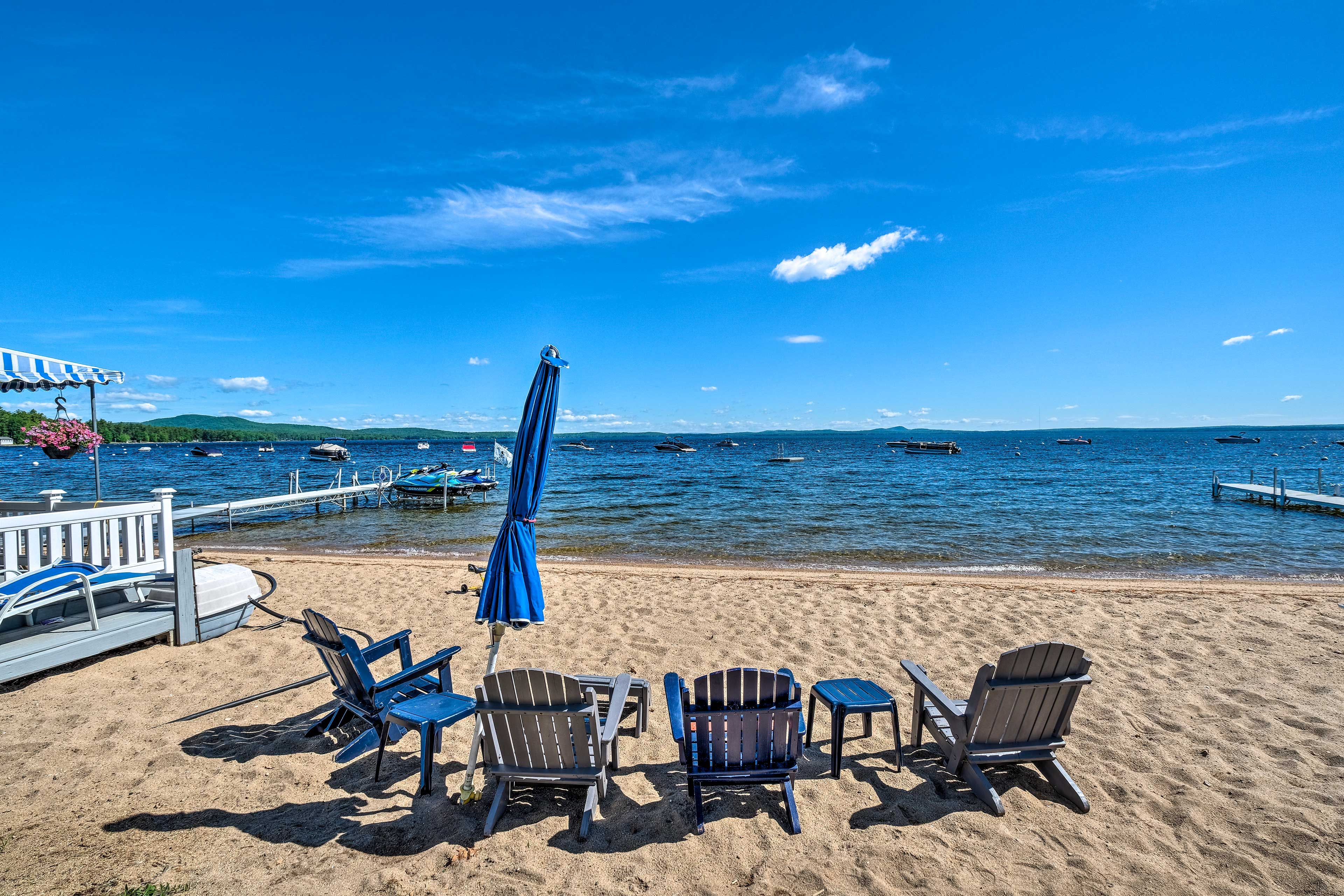 Sebago Vacation Rental | 1BR | 1BA | 600 Sq Ft | Step-Free Access