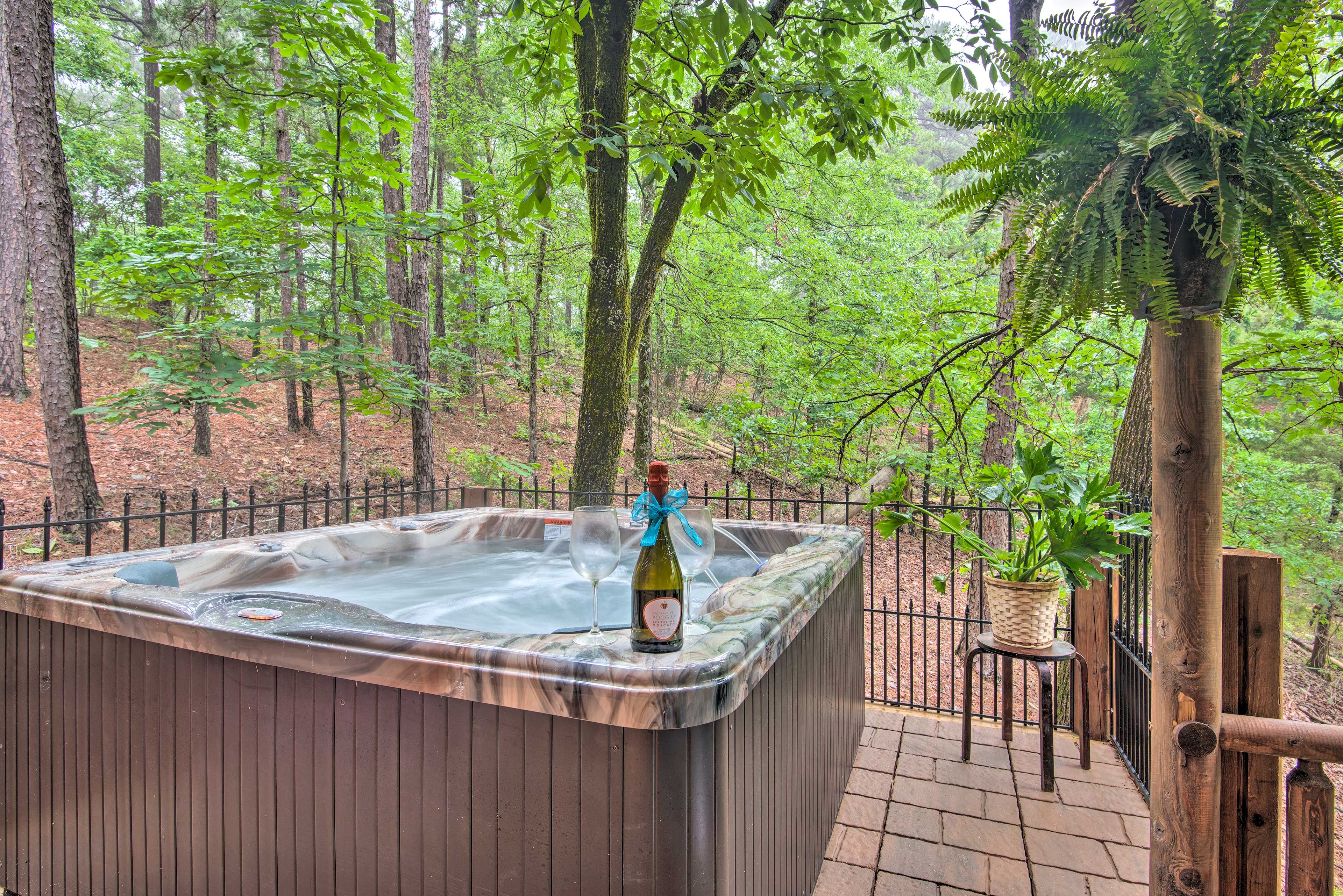Pour yourself a glass of bubbles and let your worries soak away.
