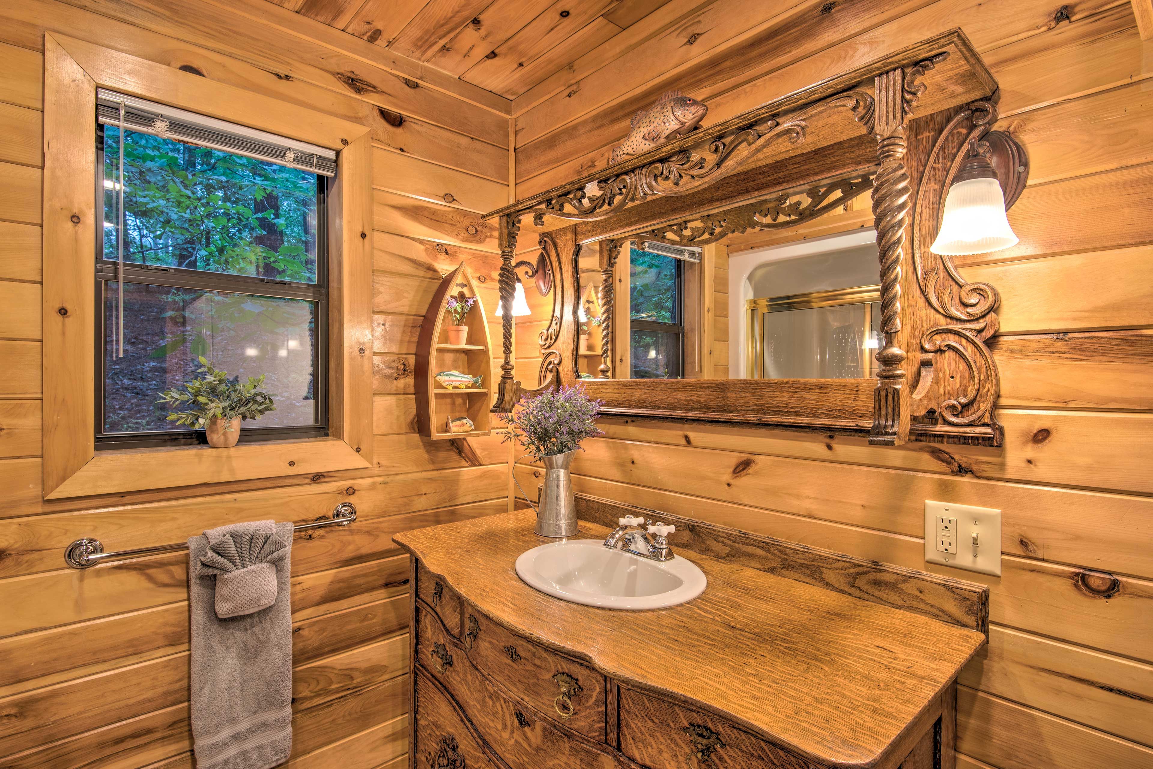Rinse your hands in the full bathroom before dinnertime.