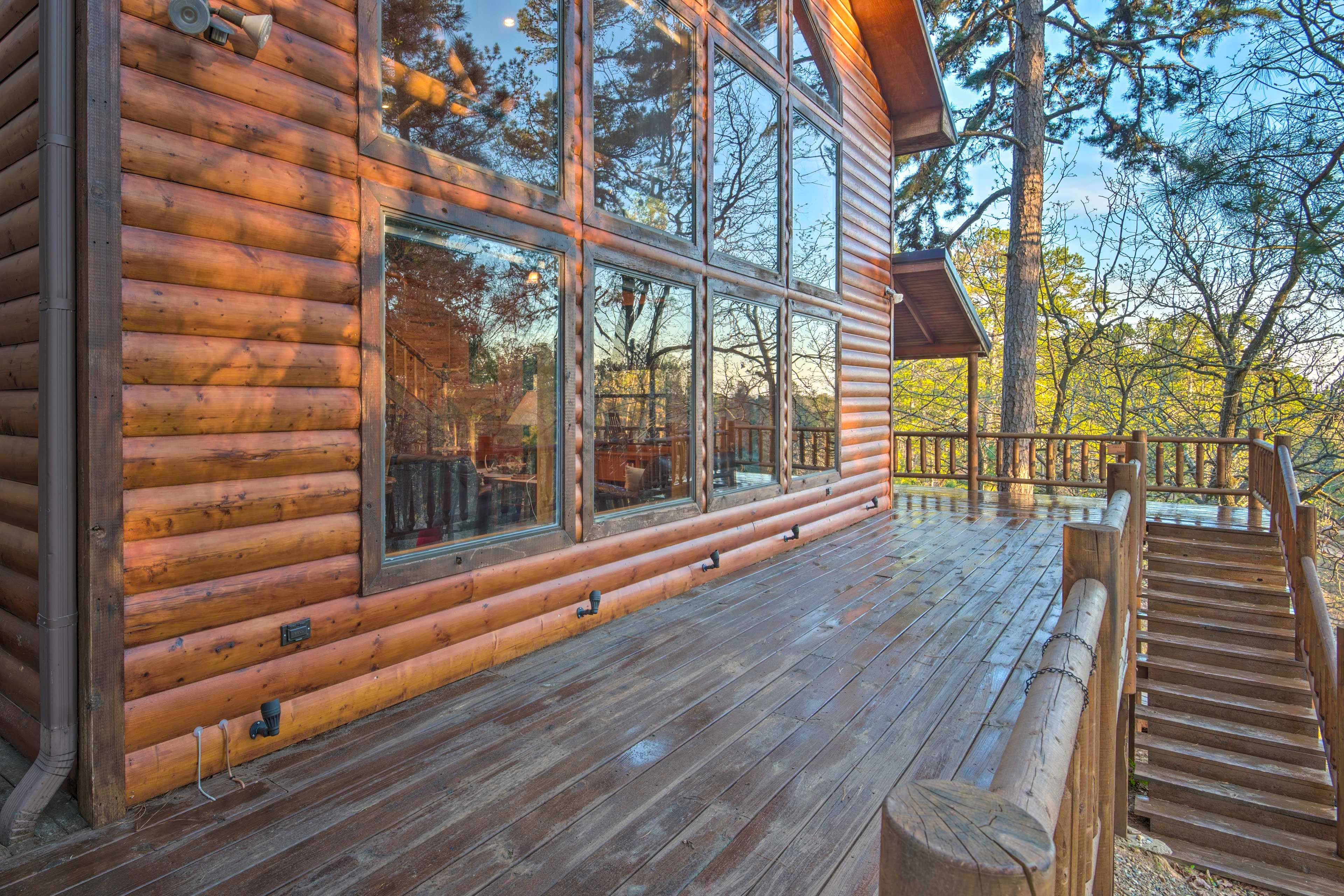 Spend a day sunbathing on the deck.