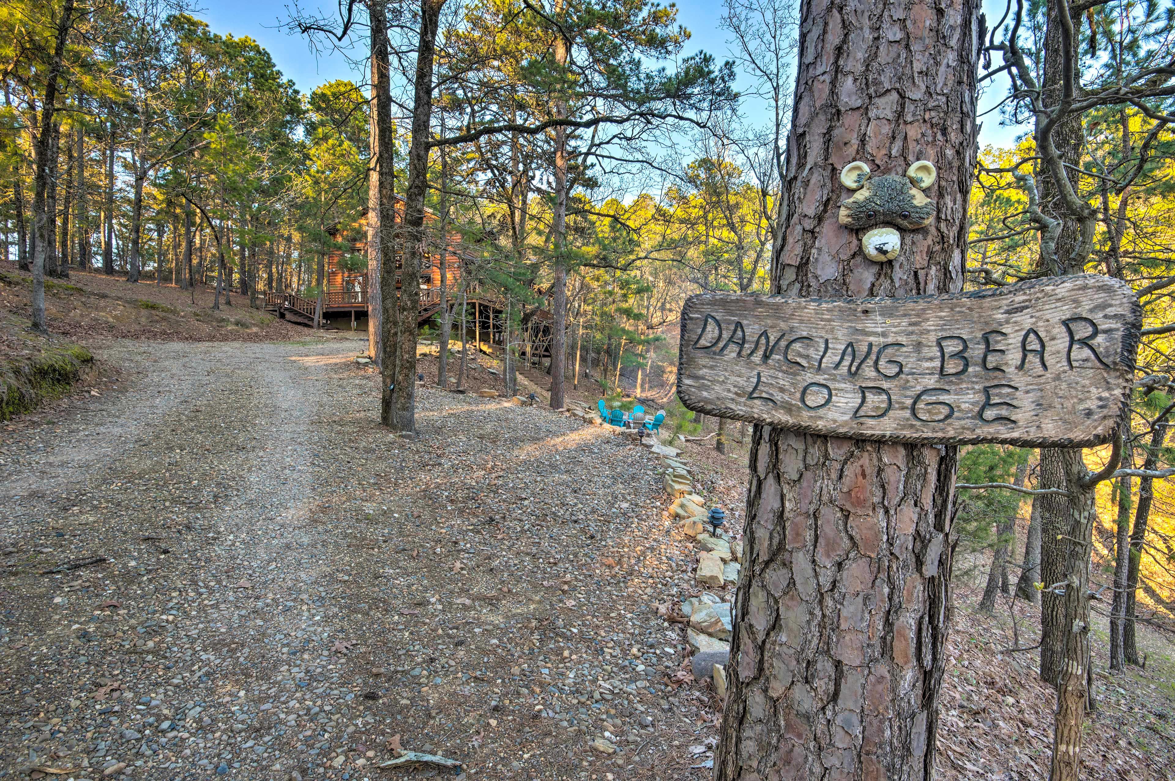 You'll feel right at home at 'Dancing Bear Lodge.'
