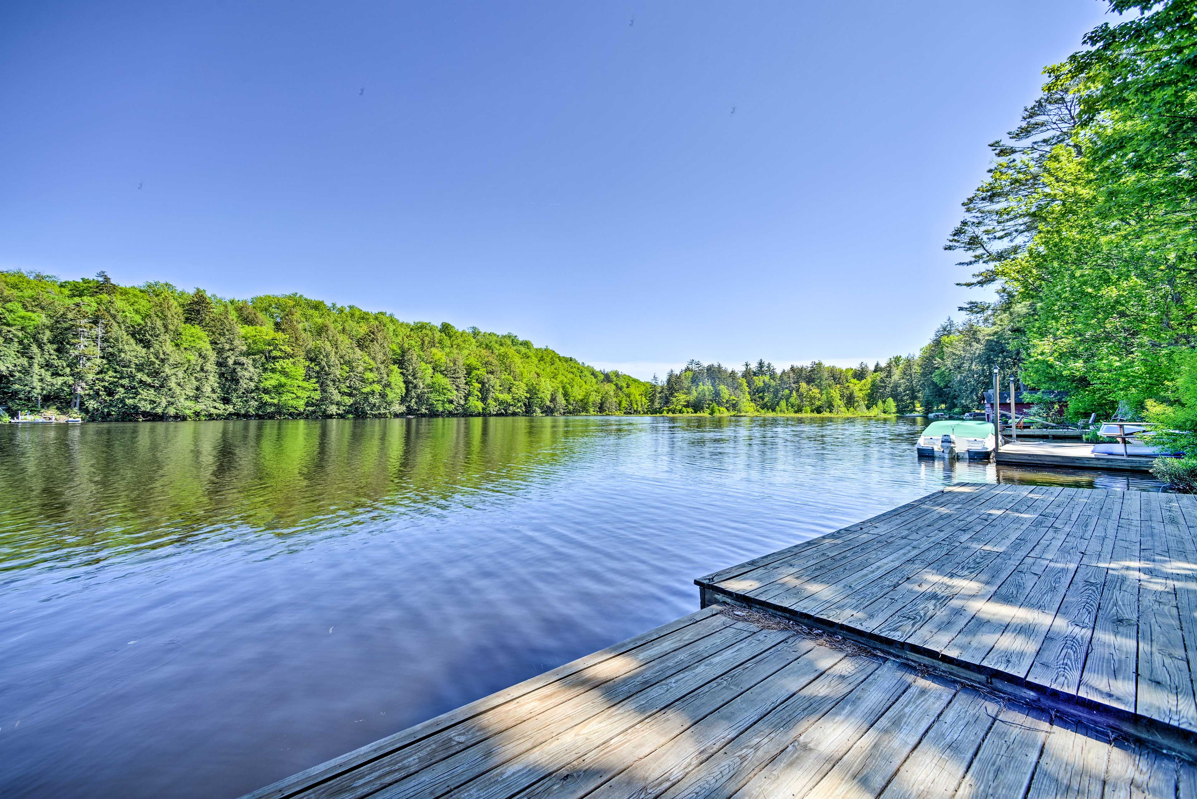 Recline on the swing as you soak in this beautiful view.