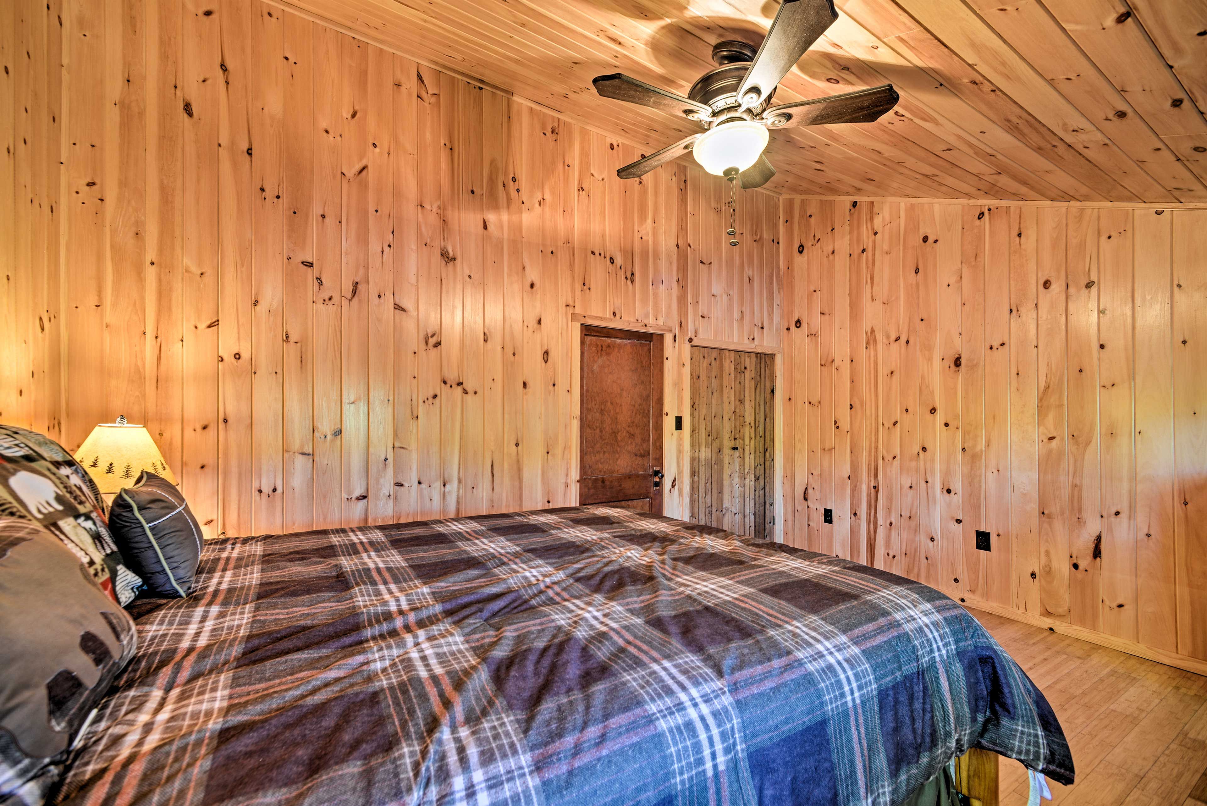 Two guests can stay in this spacious room.