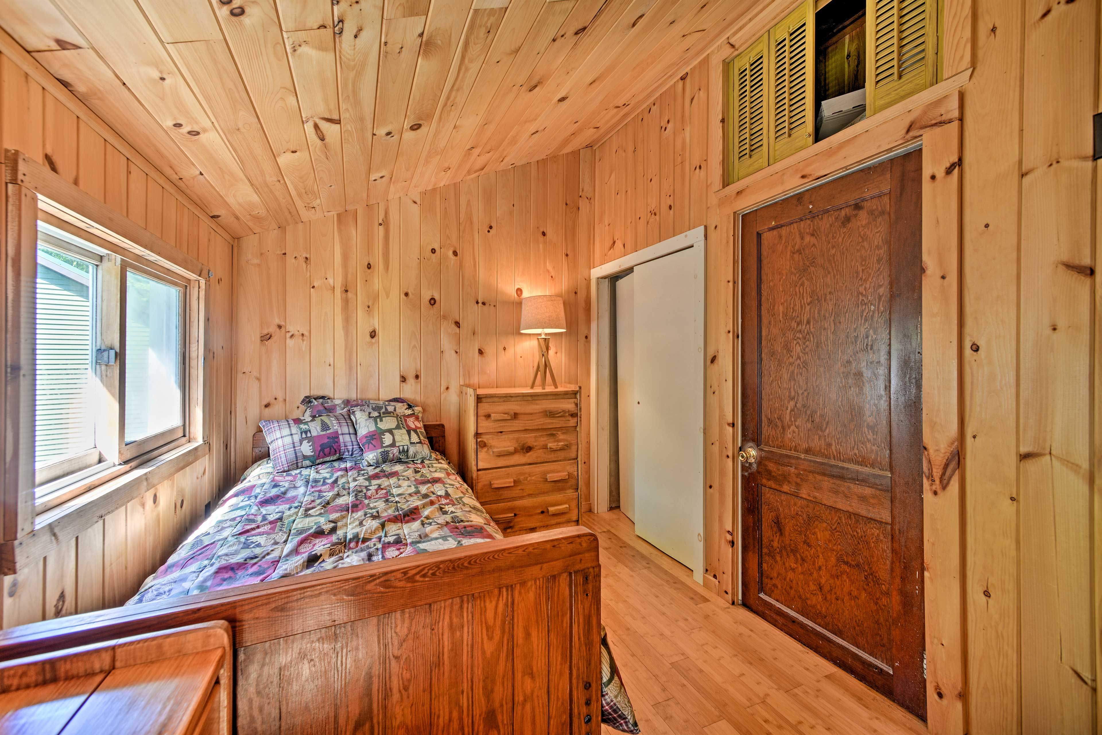 Use the double closet to store outdoor adventure gear!