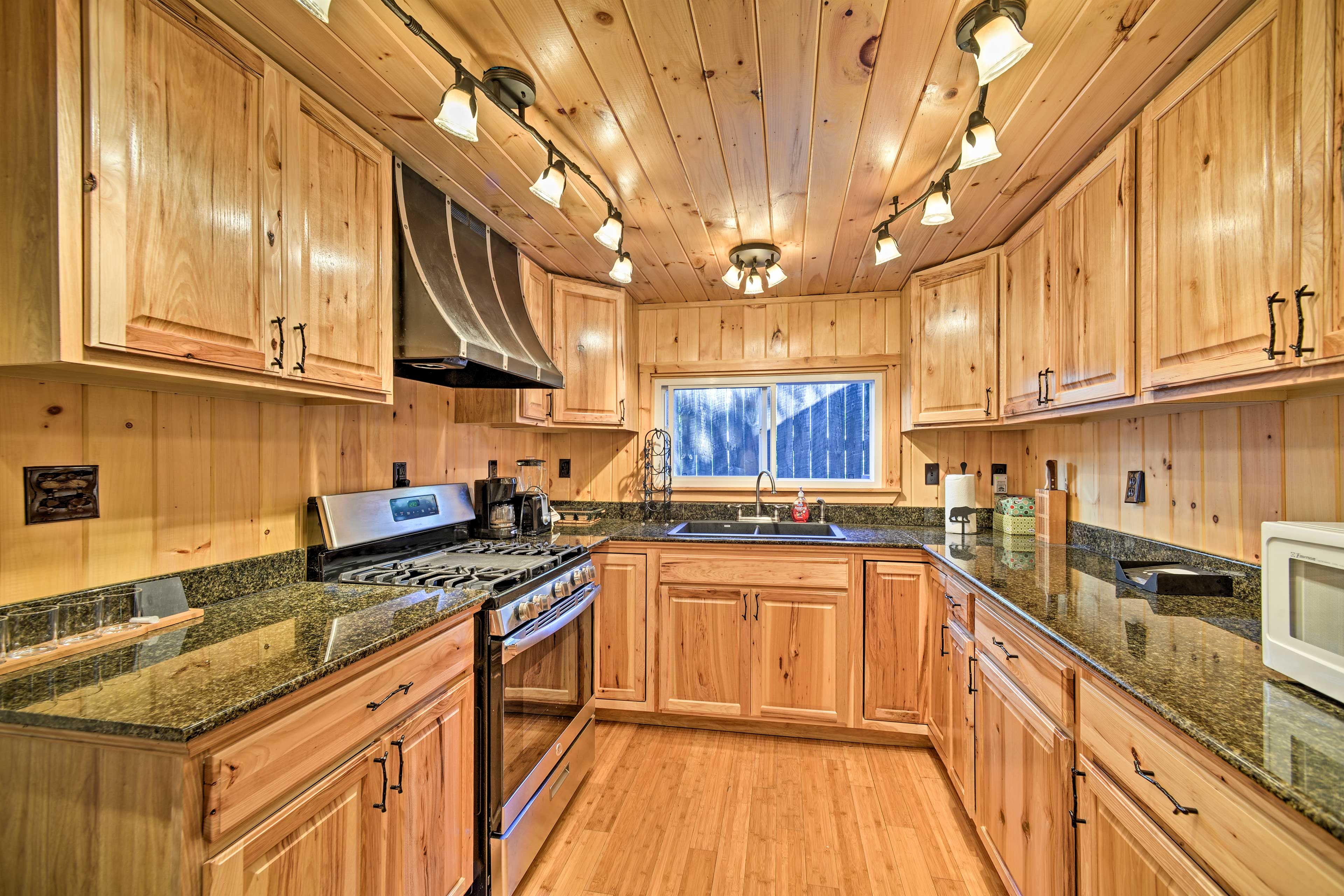 There's plenty of space for multiple cooks in the kitchen.