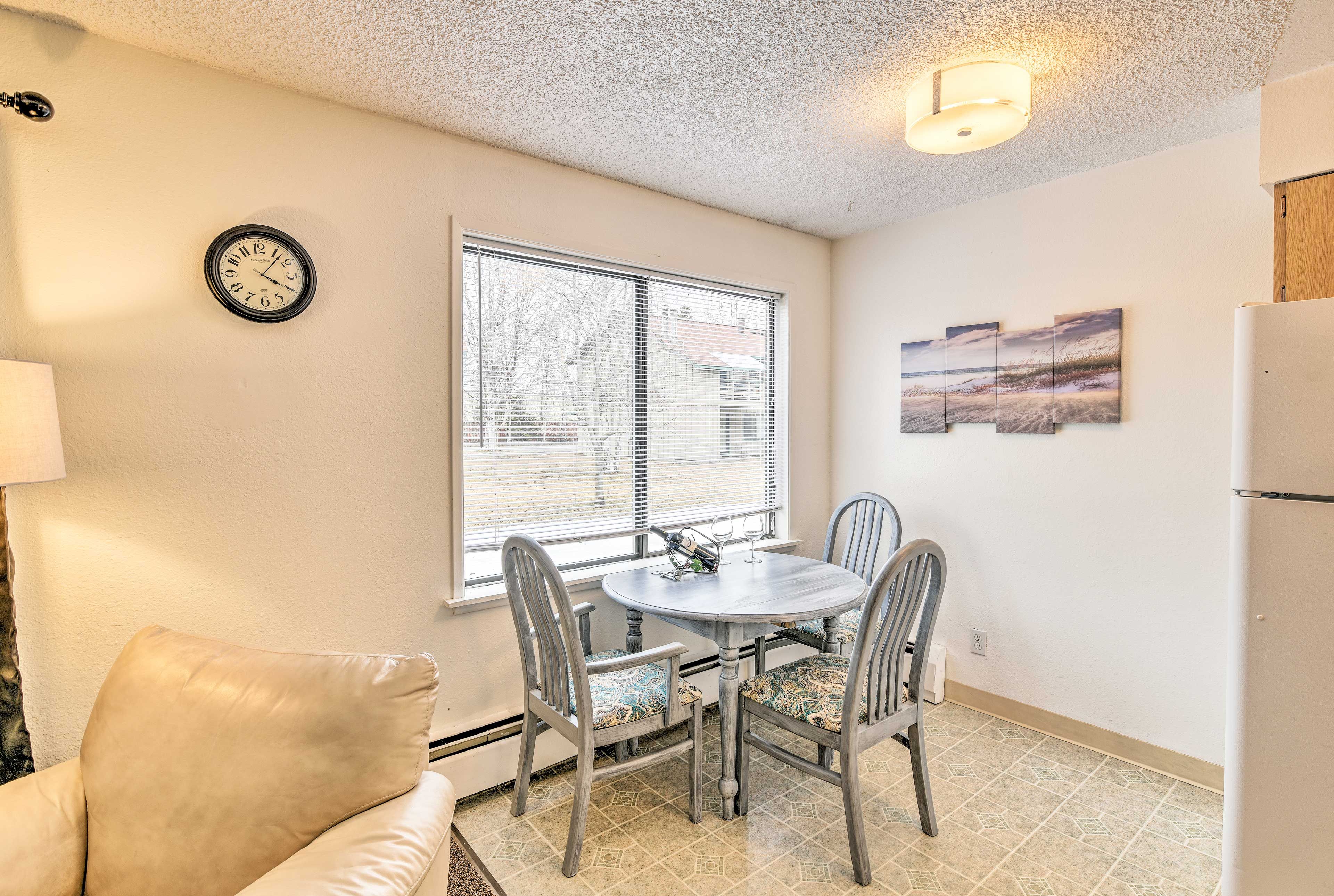 Share home-cooked meals under natural light.