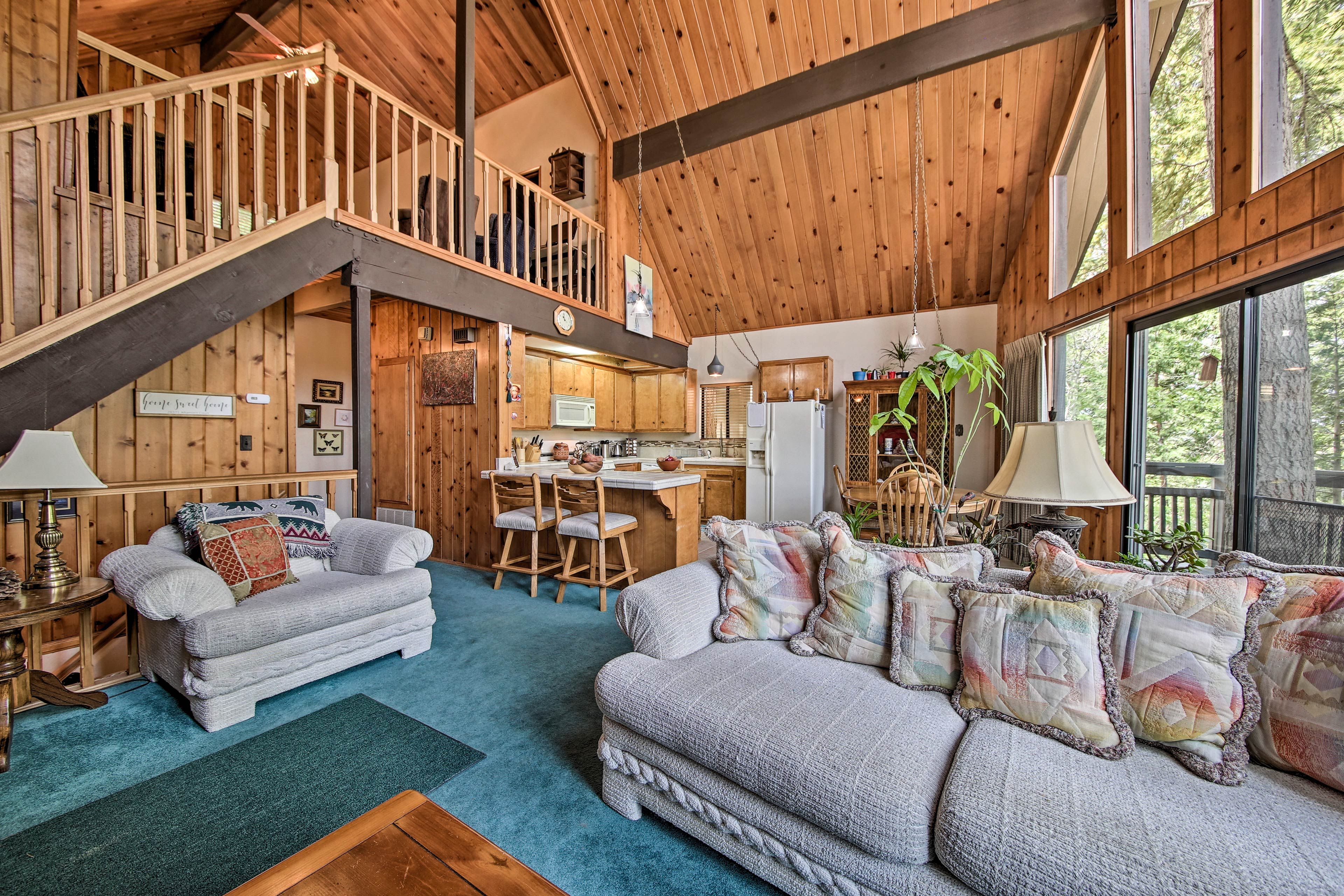 Cozy up on the couch or arm chair for an afternoon nap.
