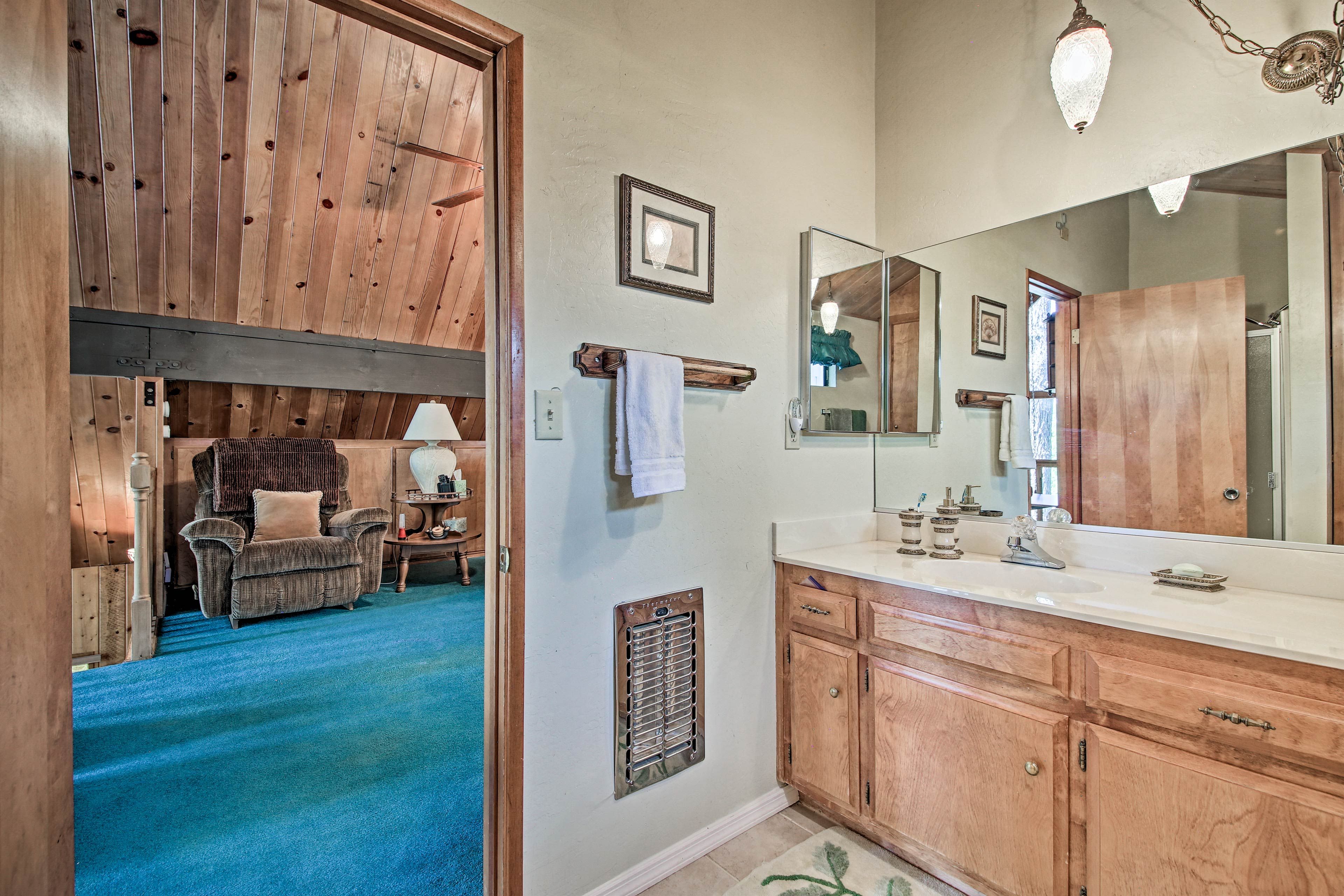 Another bathroom can be found off the loft.
