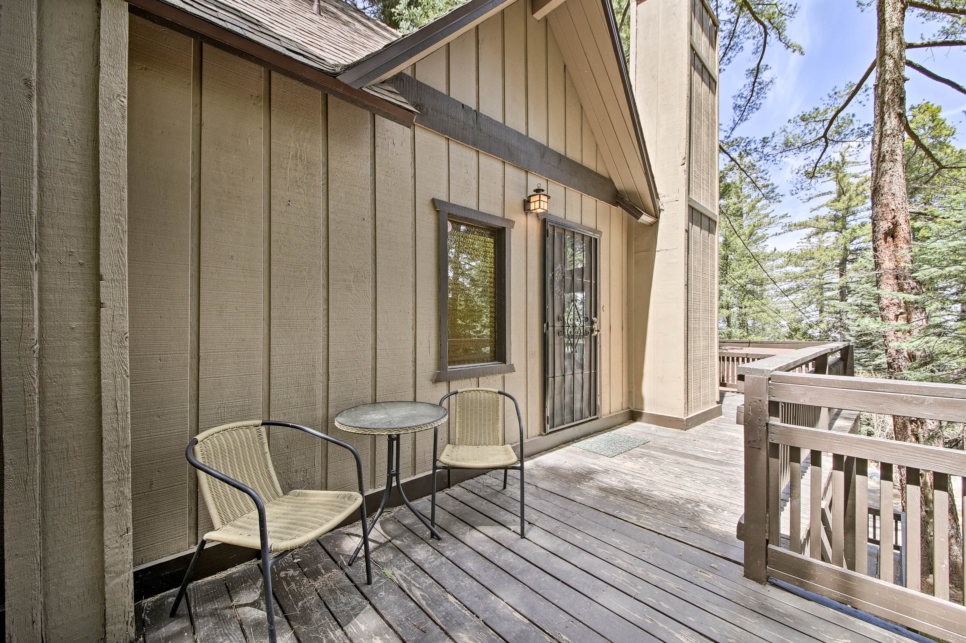Step outside to bask in the fresh air.