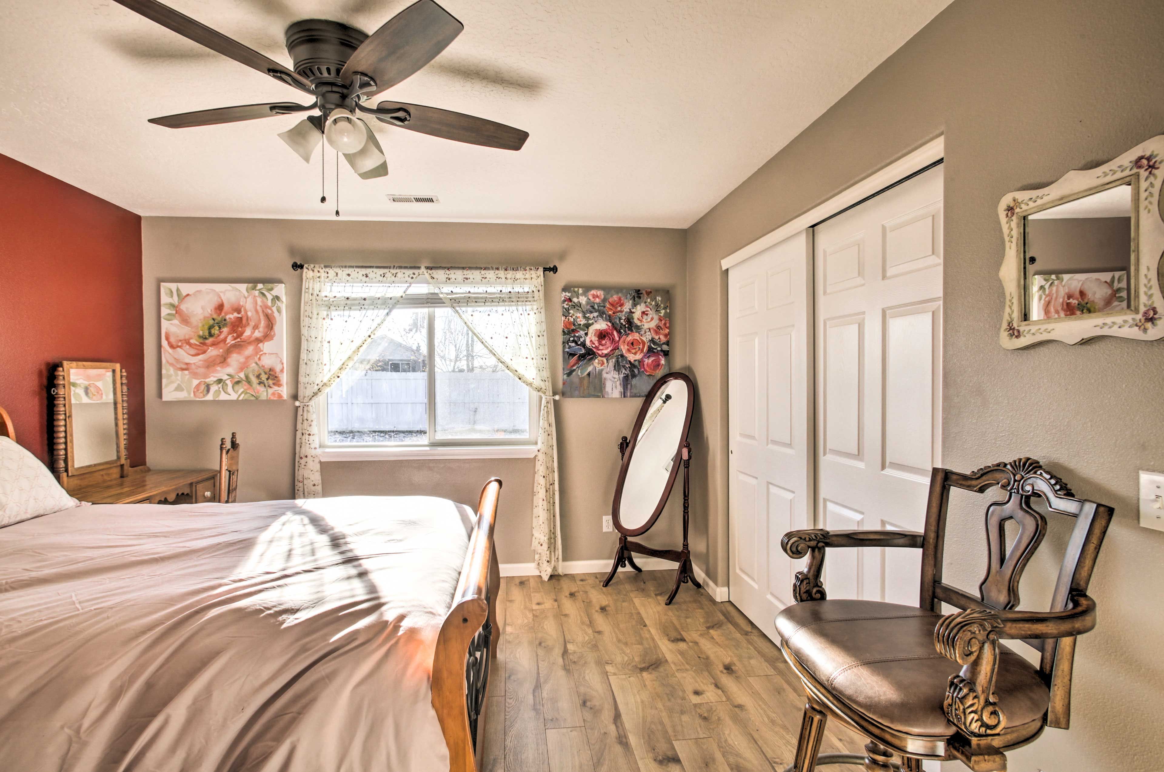 Rest easy in this bright, beautiful room.