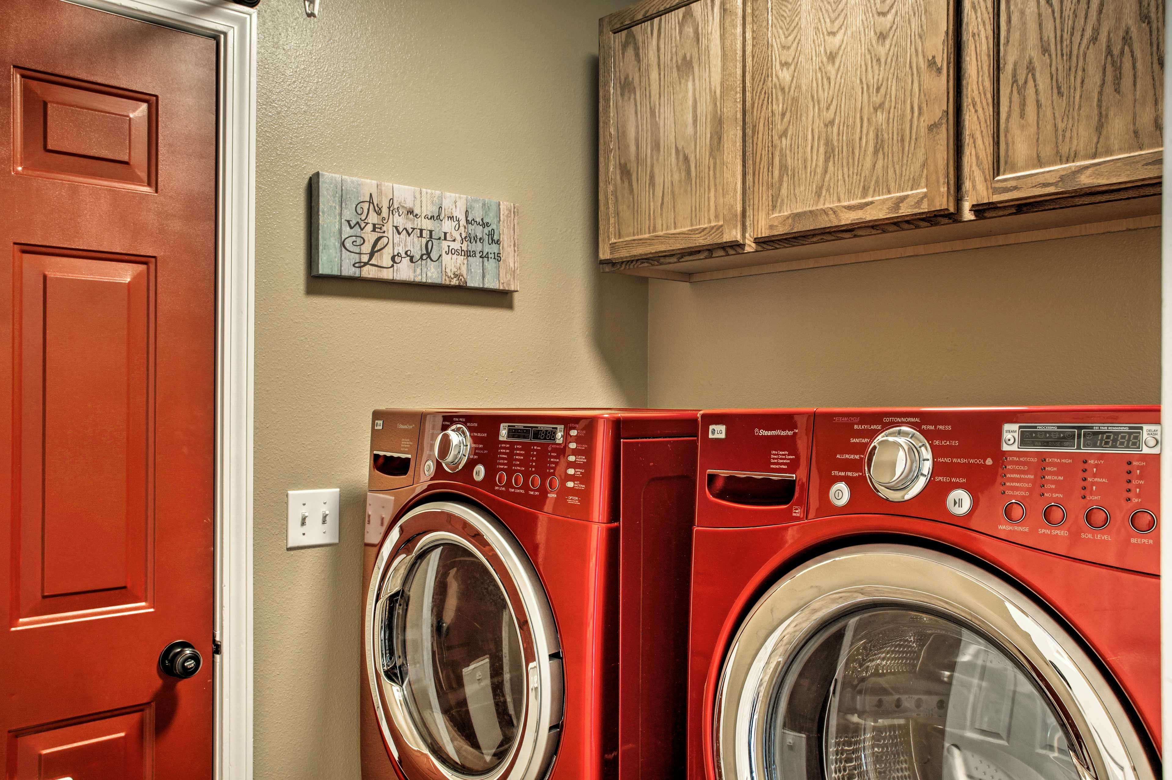 Keep clothes fresh with these efficient laundry machines.