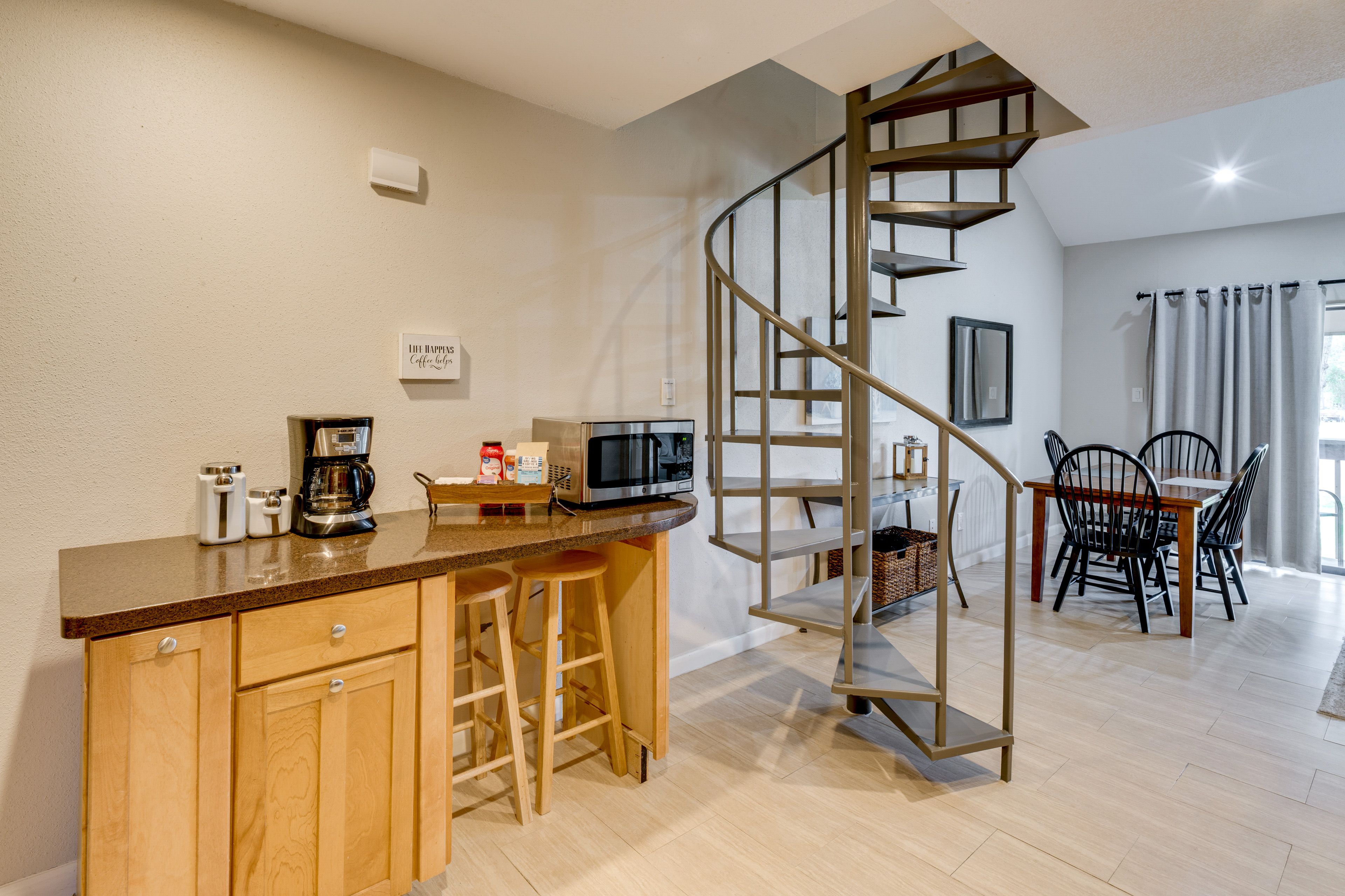 Spiral Staircase to Loft