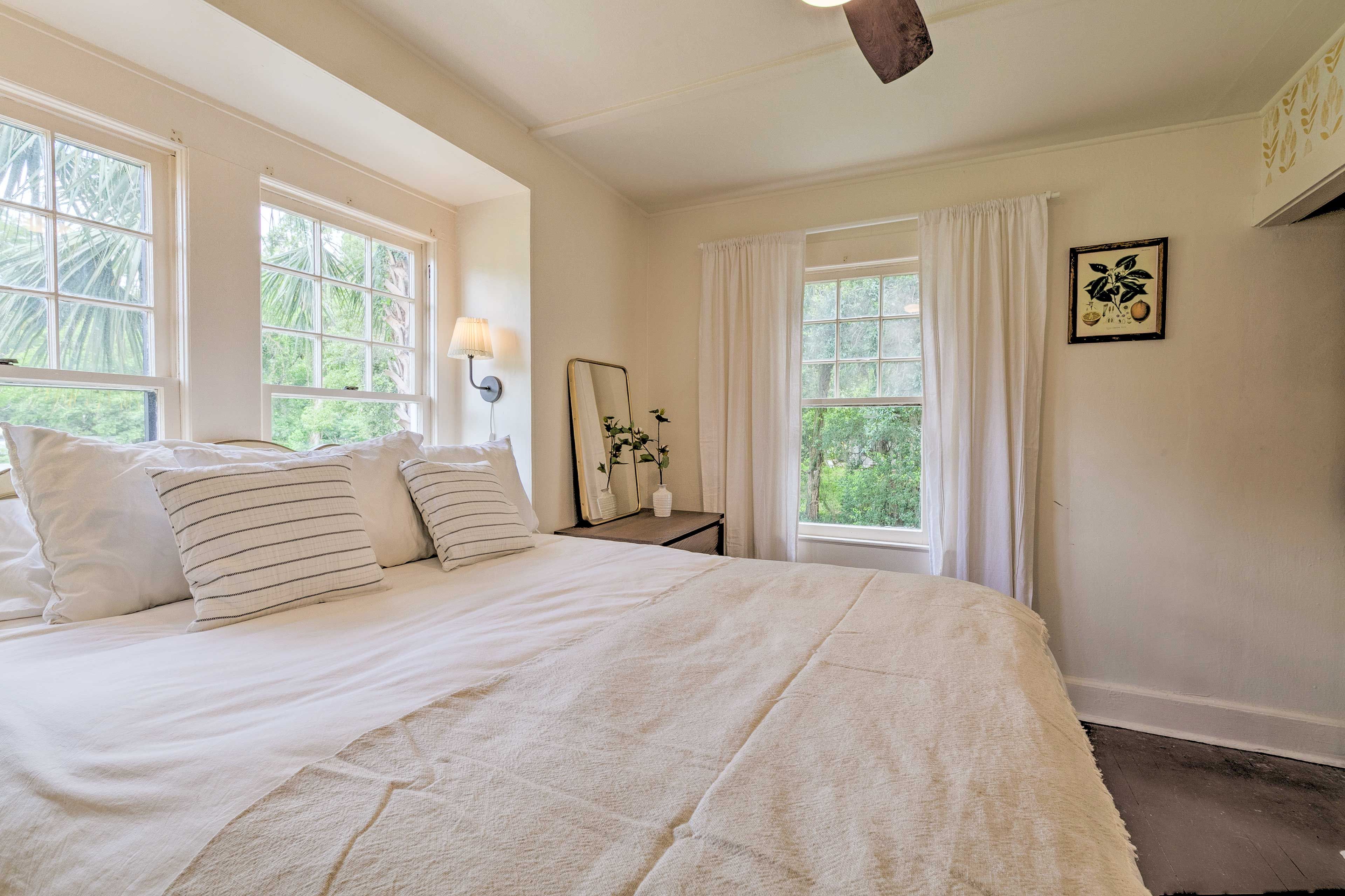 Allow a fresh breeze to trickle in through the windows or keep the fans on.