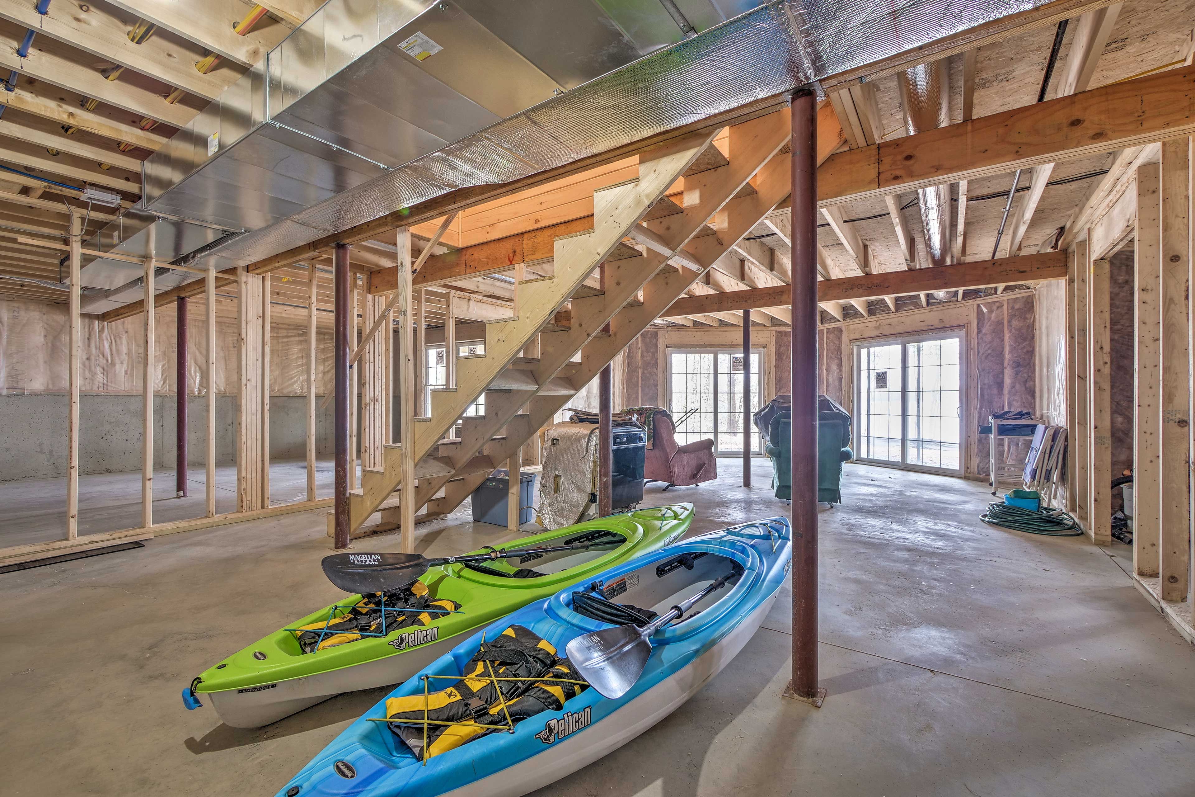 Kayaks Provided