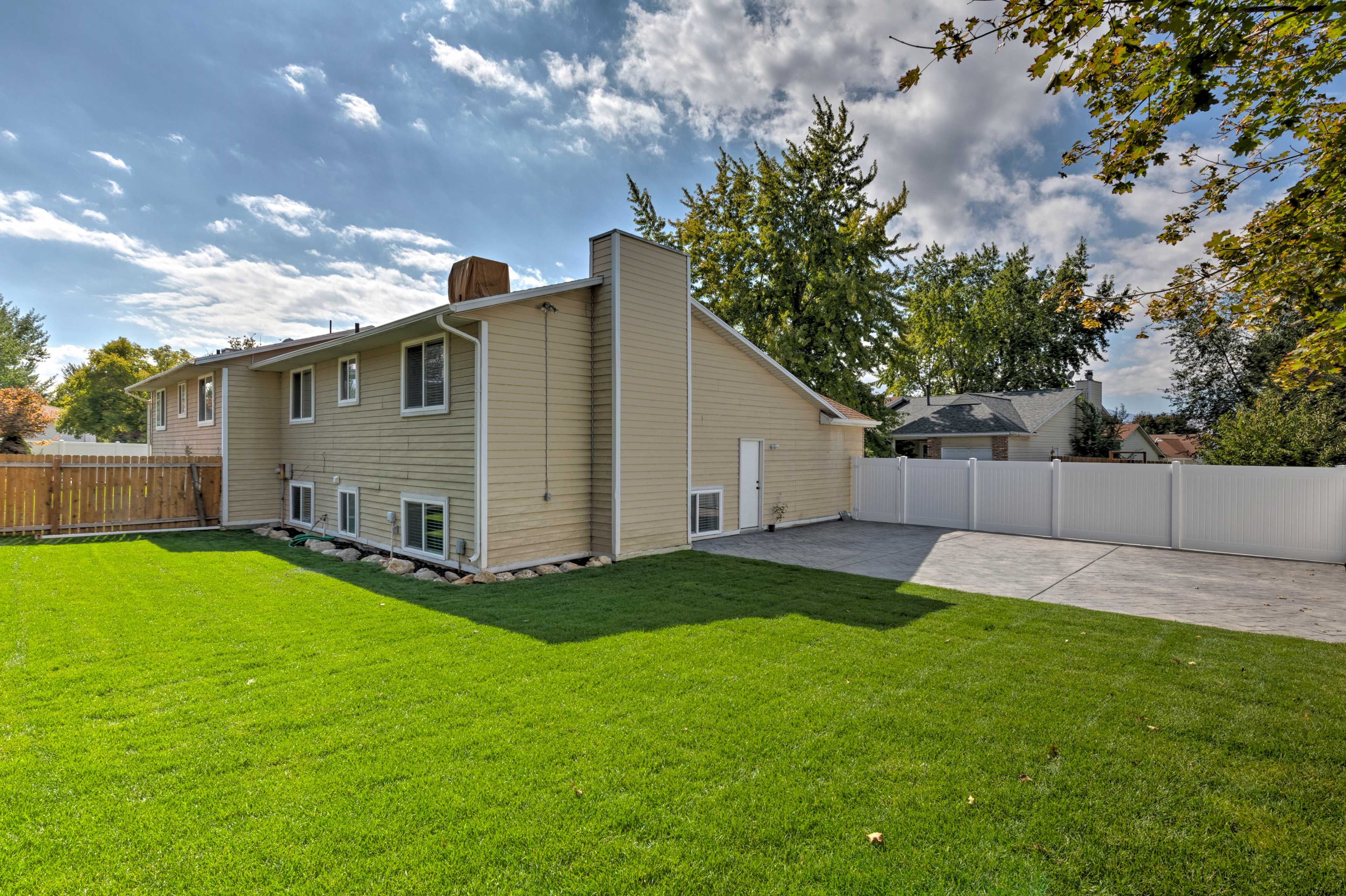 This home offers a spacious yard!
