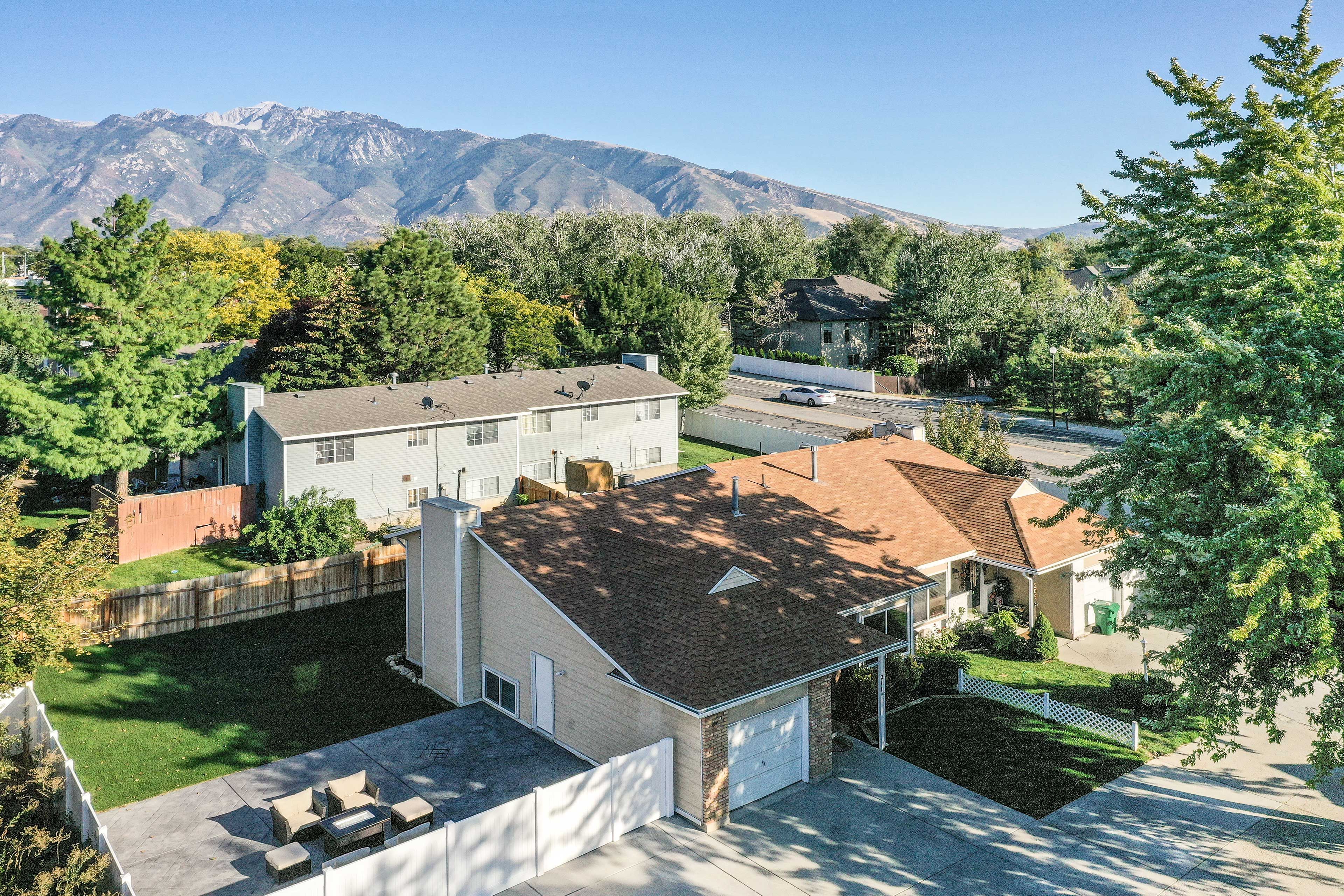 Check out those mountains hiding just beyond this home!