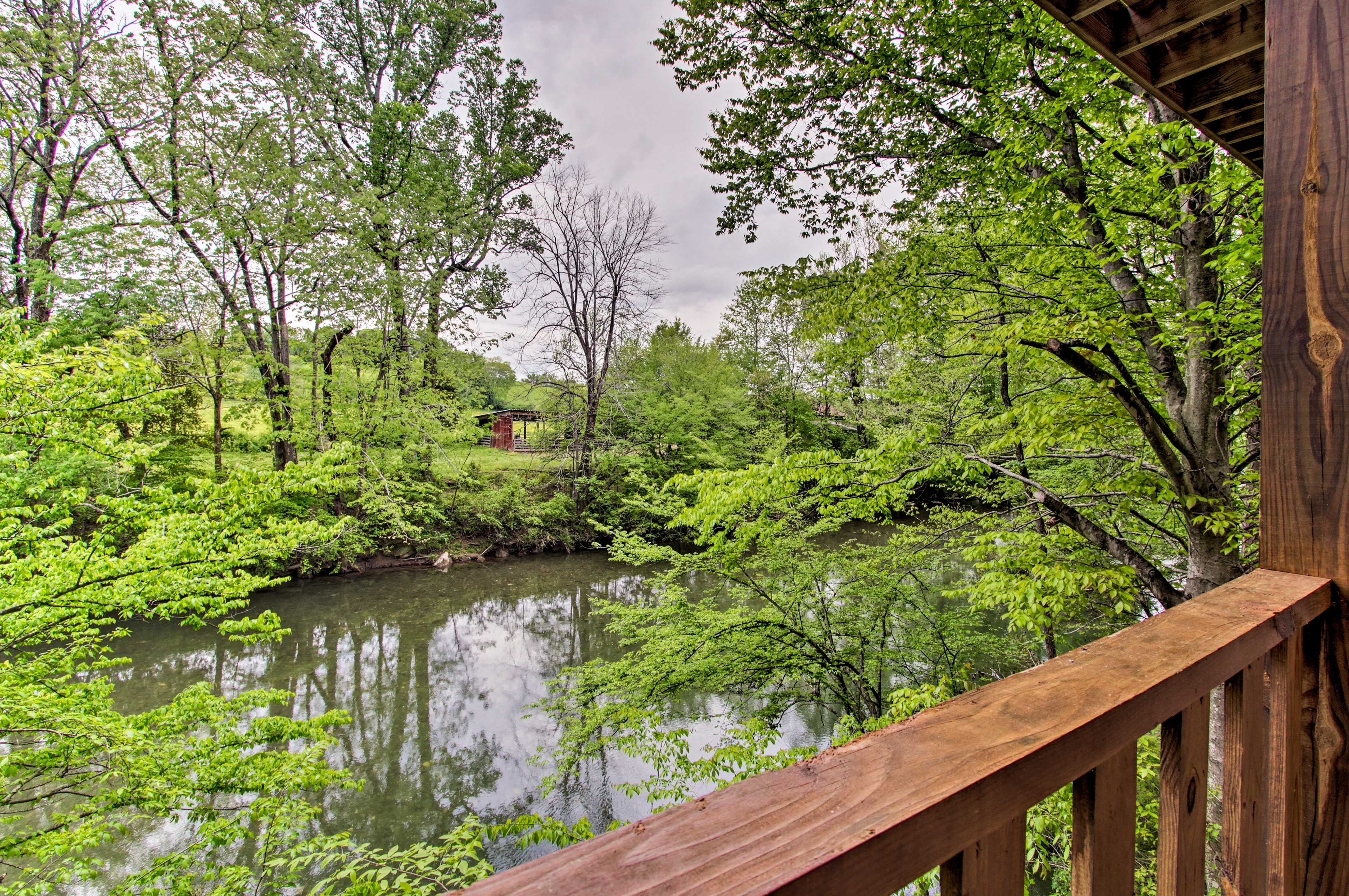 Private Deck w/ River View