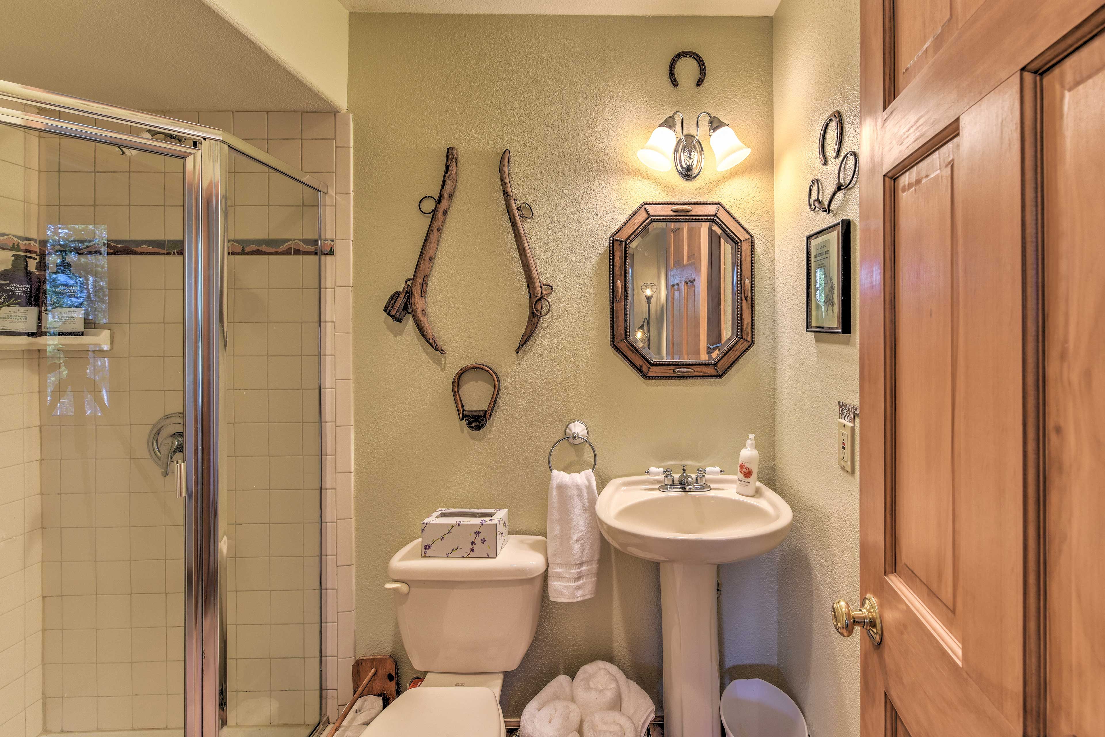 All 3 bathrooms come stocked with fresh towels.