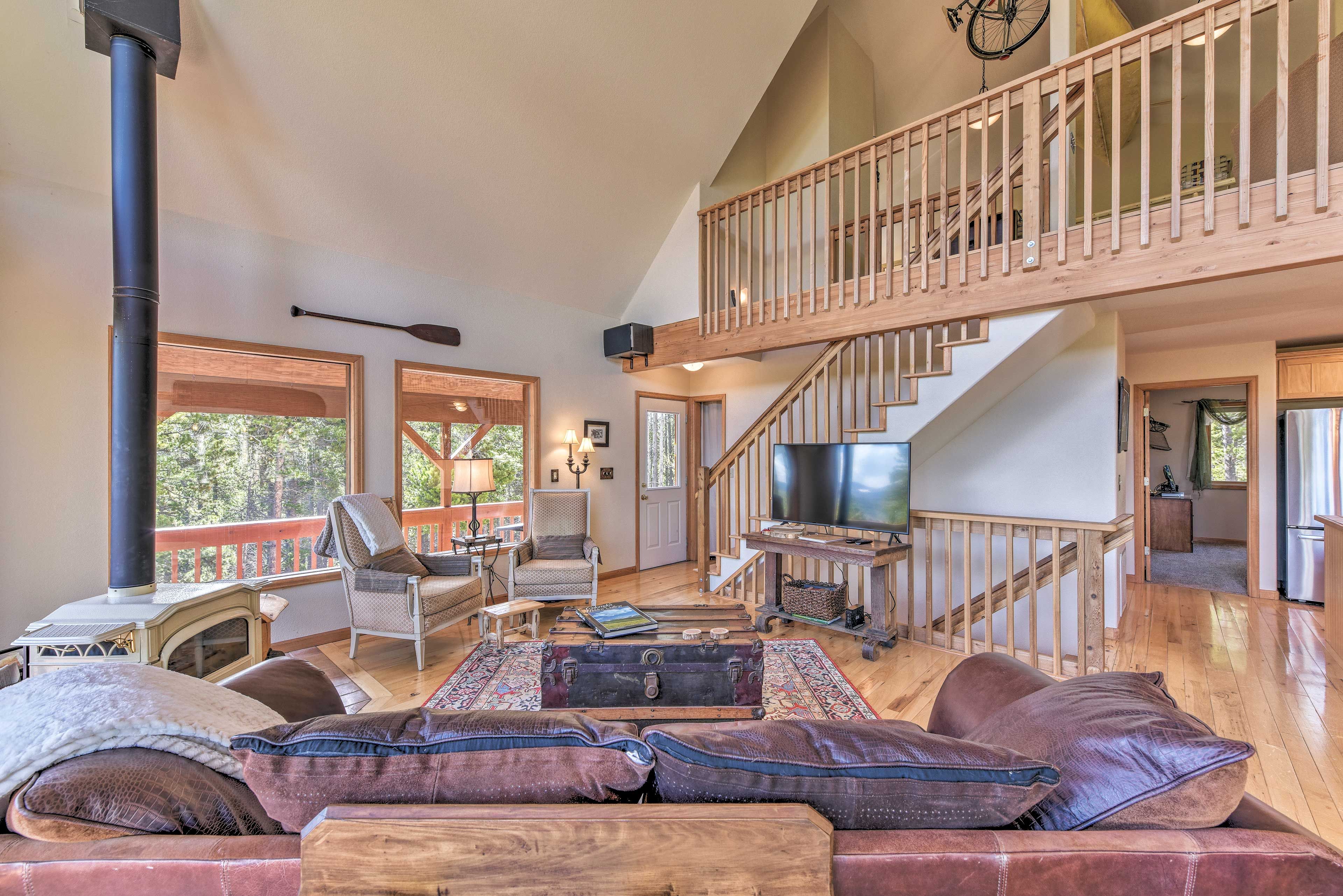 Inside, you'll find a bright open-concept layout that features numerous windows.