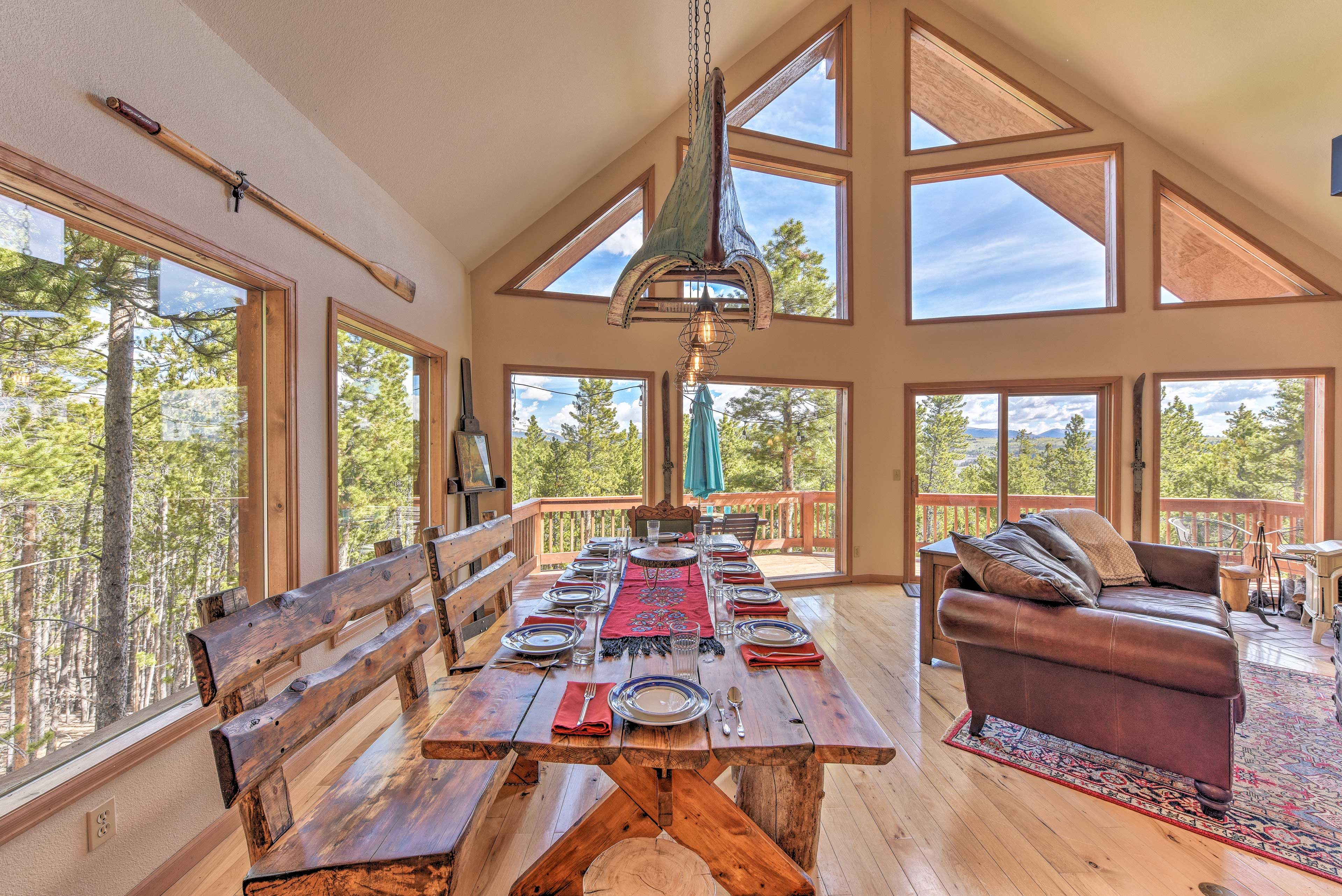 Memories are easily made at this memorable dining table!