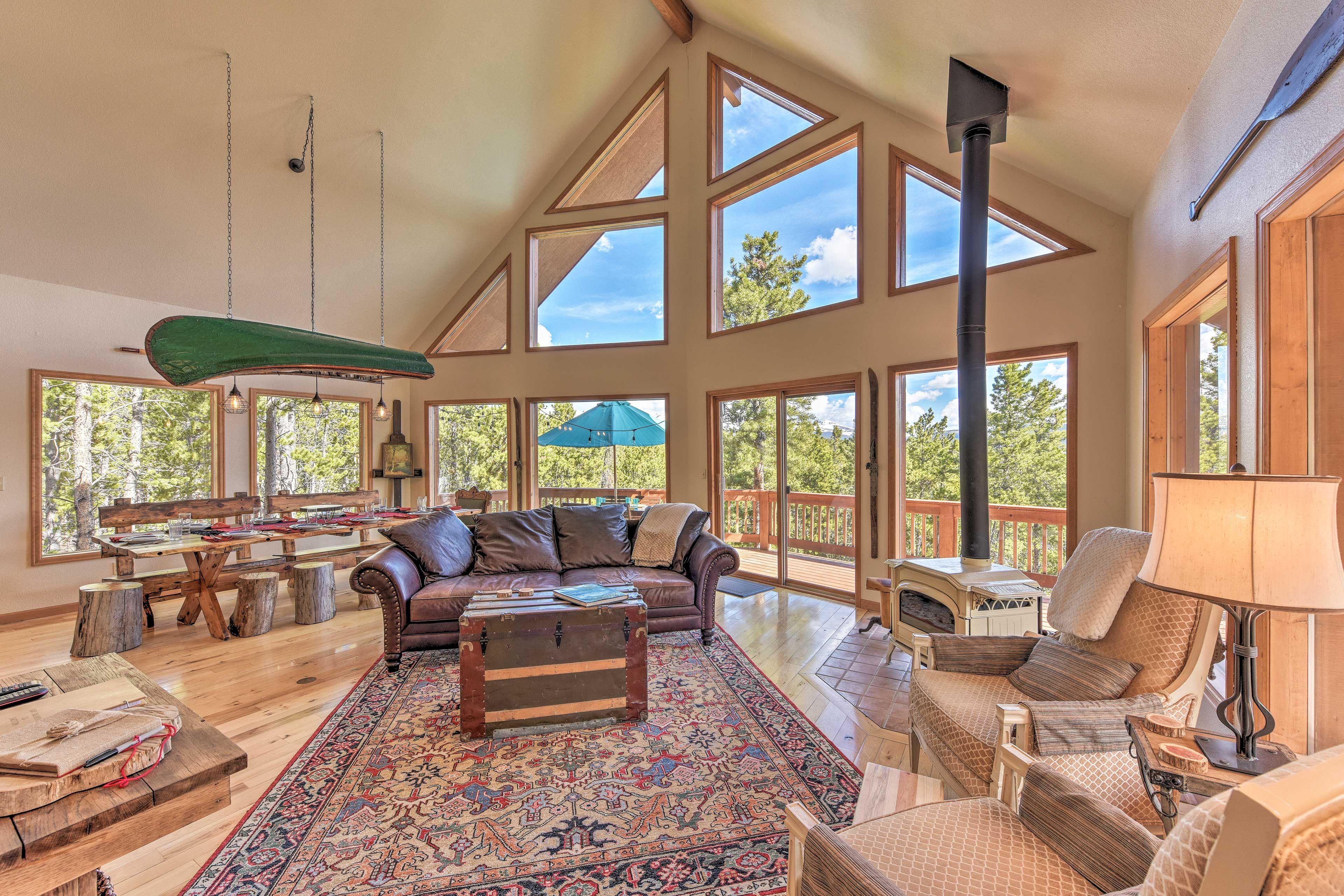 Relax and recuperate at this incredible 3-bed, 3-bath home in Fairplay!