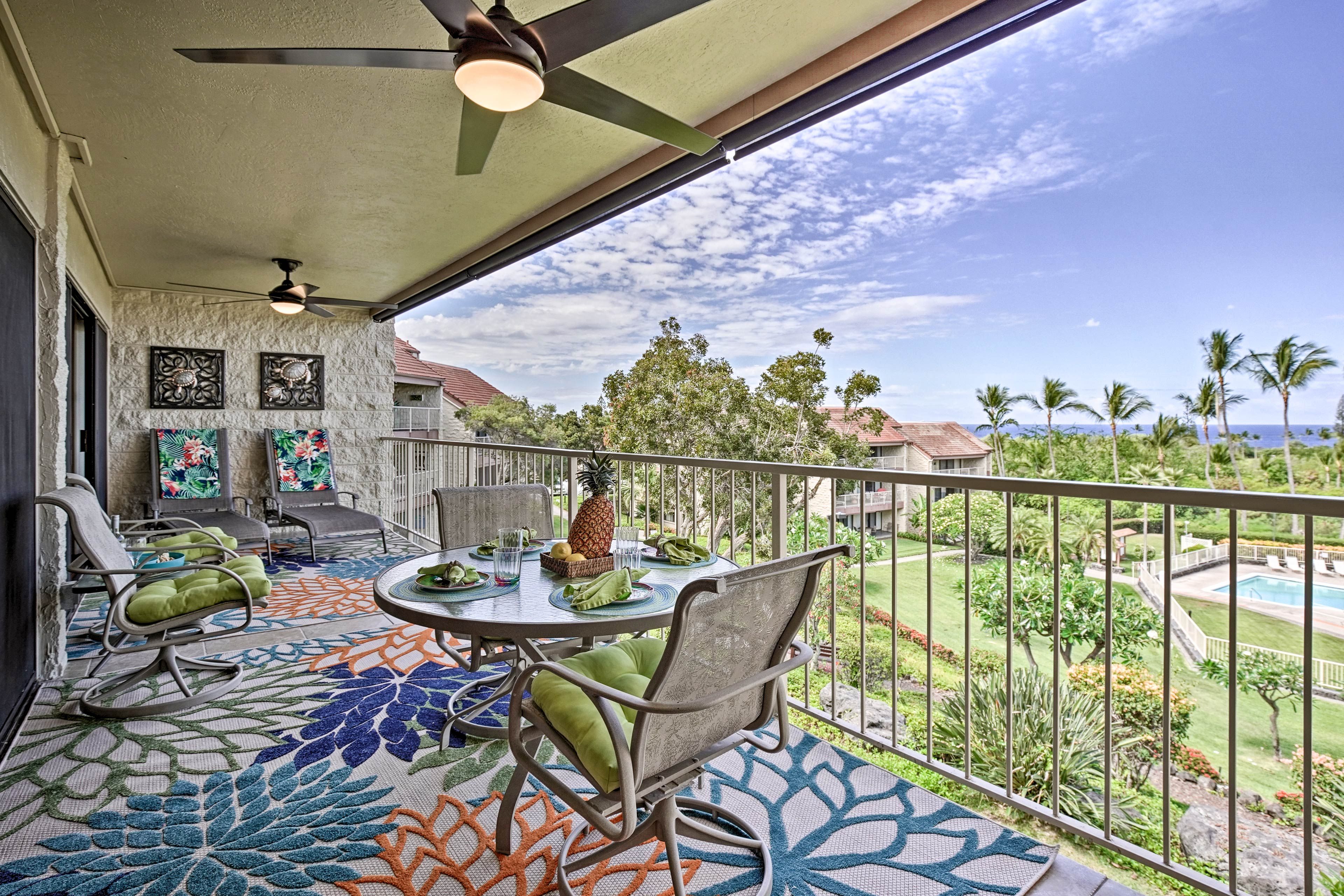 Kailua-Kona Vacation Rental | 2BR | 2BA | 1,250 Sq Ft | Stairs Required