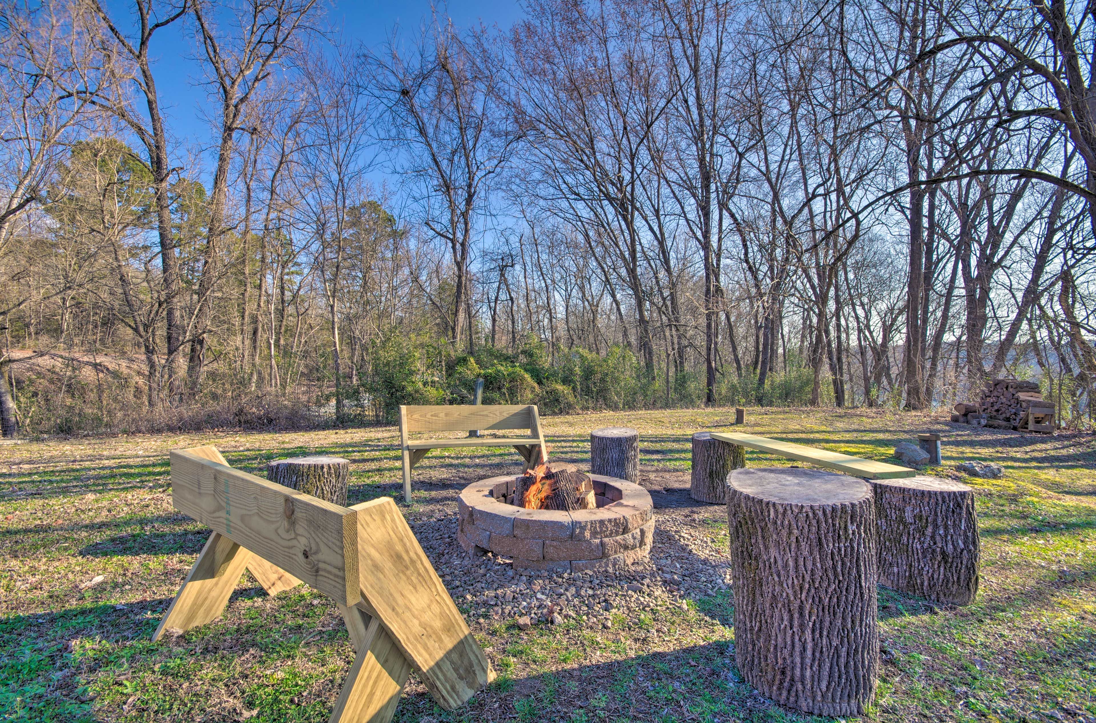 Wood-Burning Fire Pit