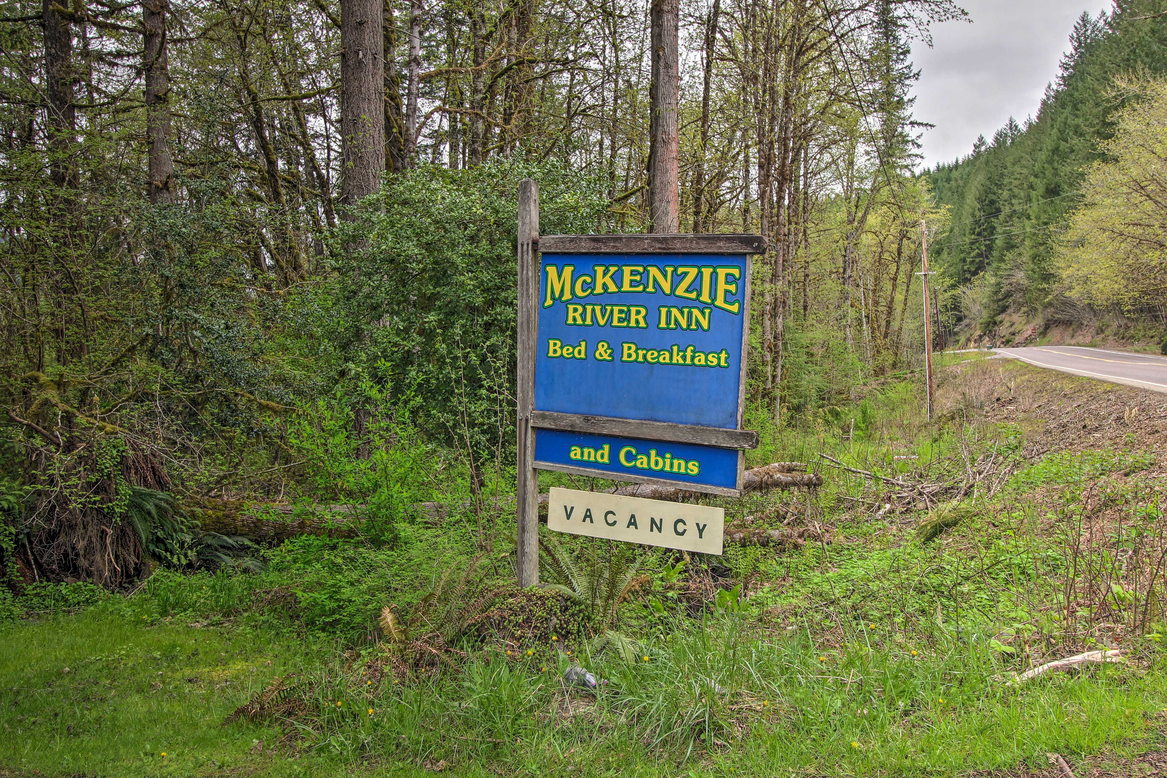 The cabins on the property were all apart of a family-owned bed & breakfast.