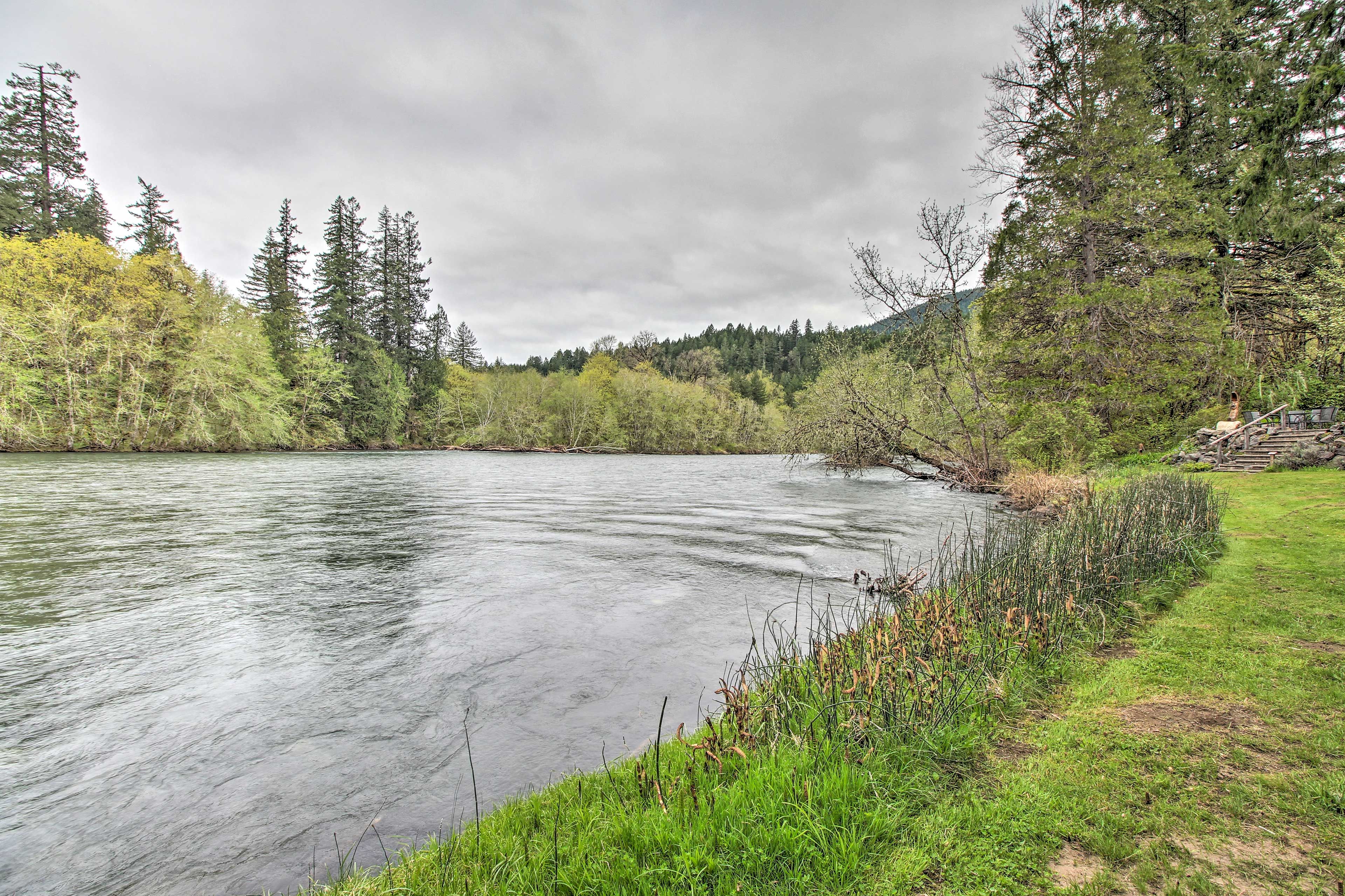 Cast out for rainbow trout and chinook salmon!