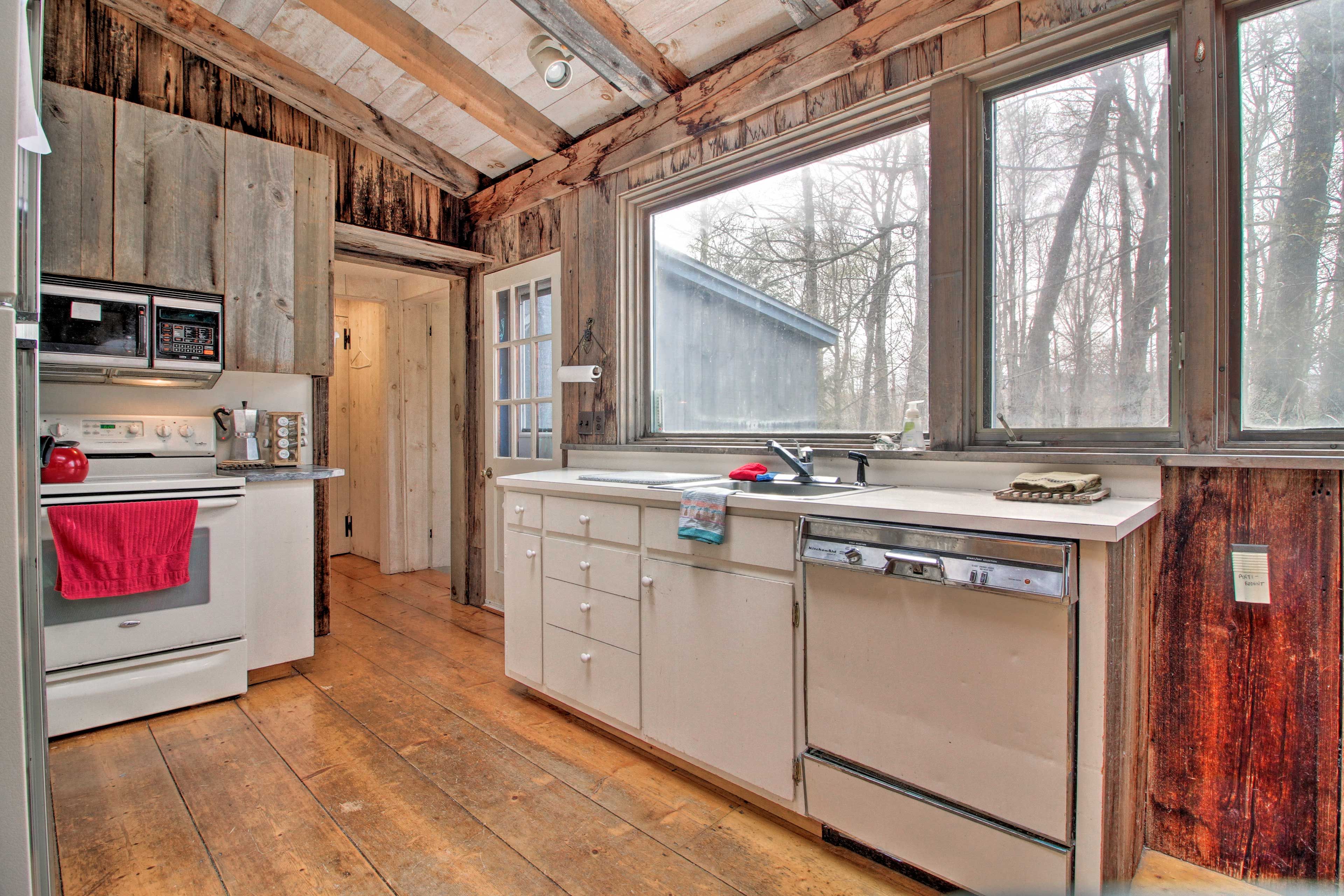 Clean-up is made easy with access to a dishwasher!