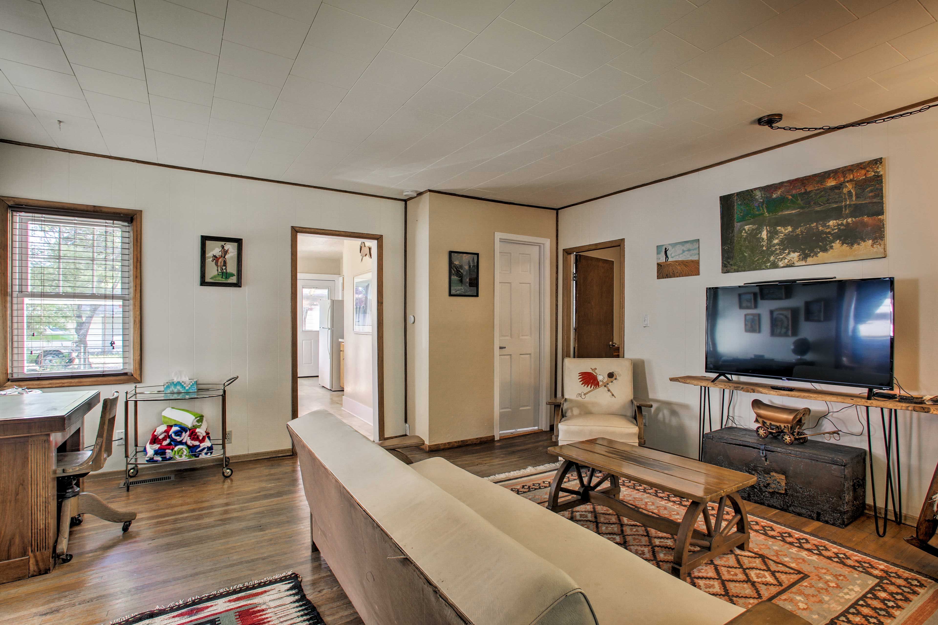 Inside, you will be surrounded by Western decor!