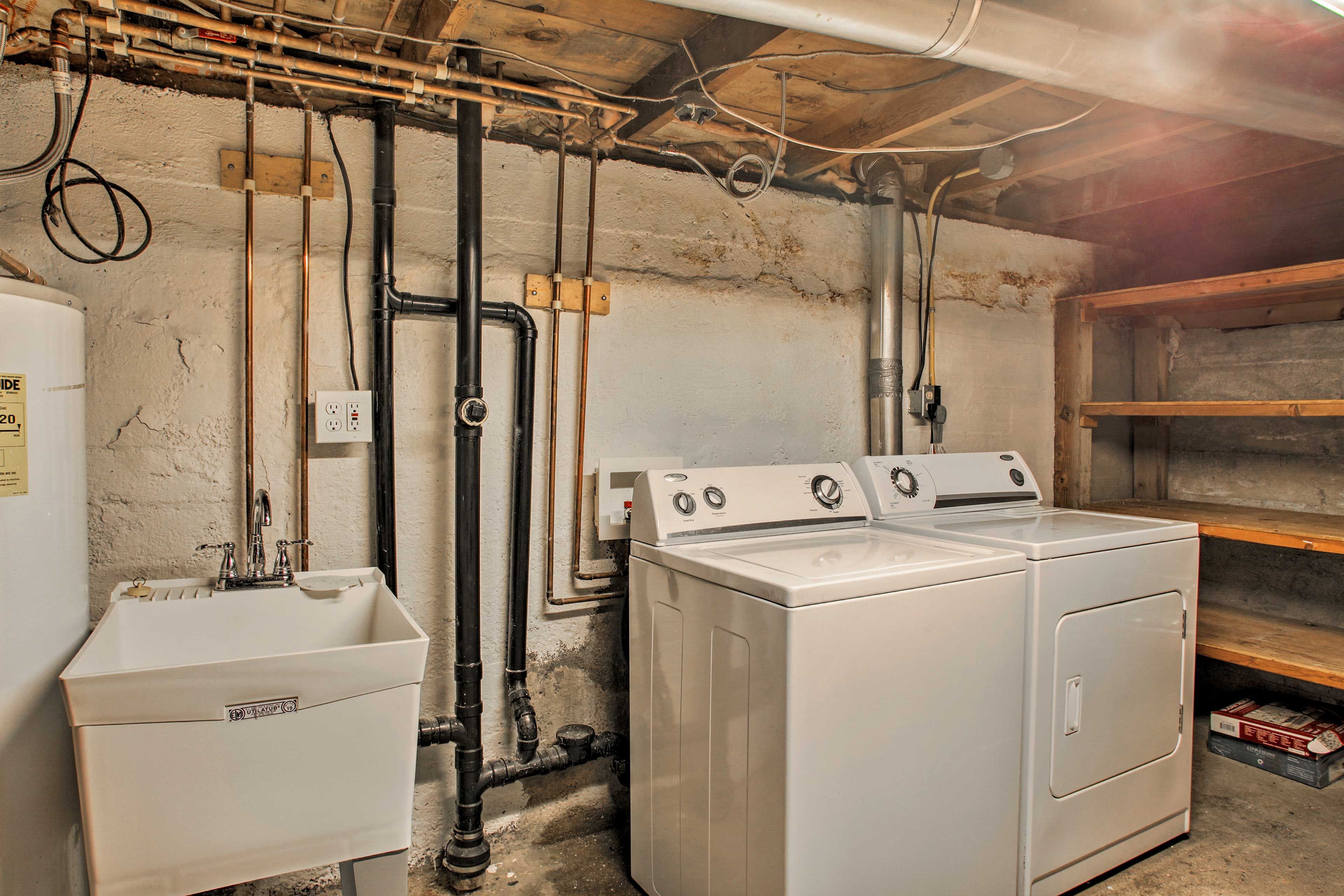 Keep your clothes fresh with the on-site laundry!