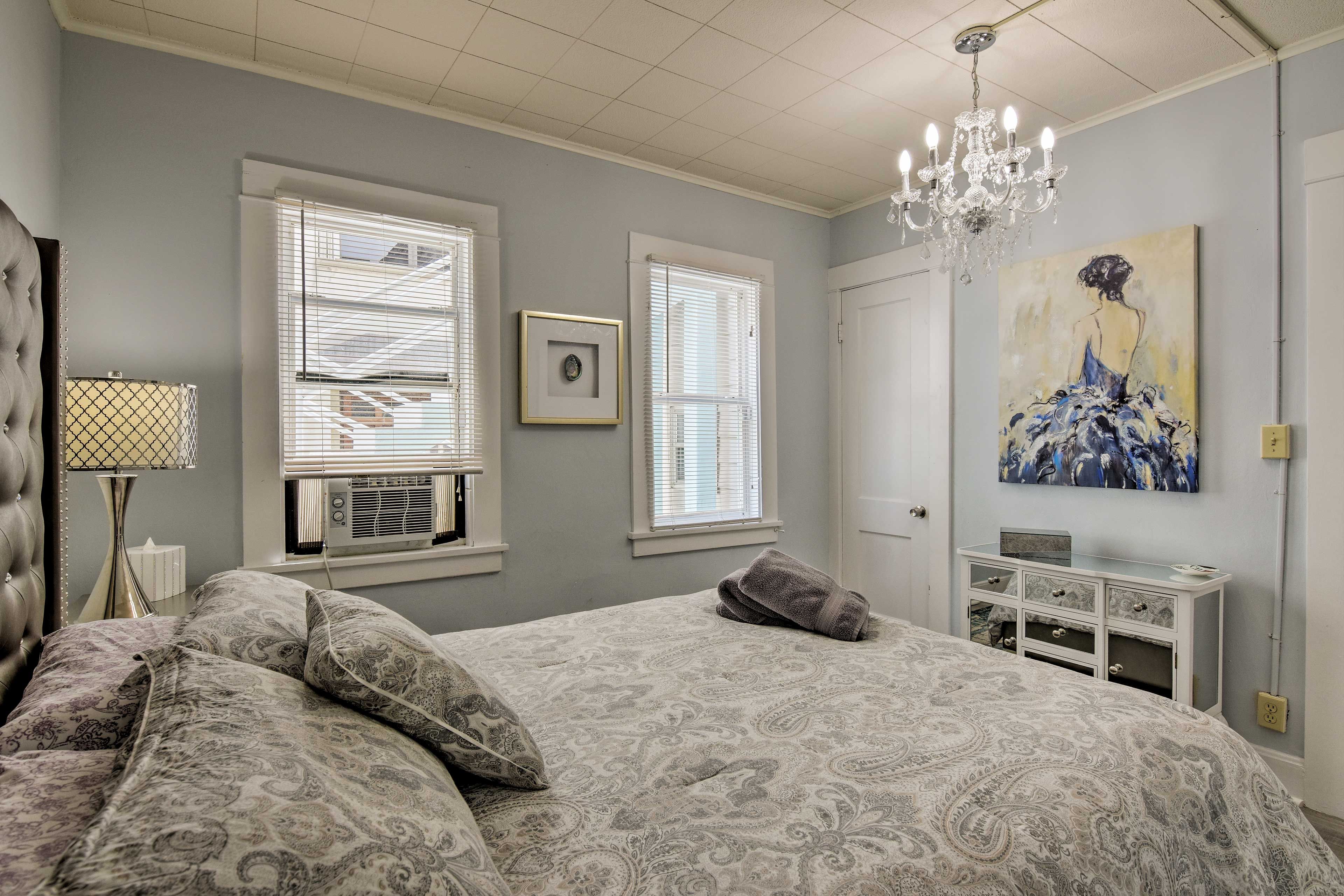 Enjoy the luxurious decor.