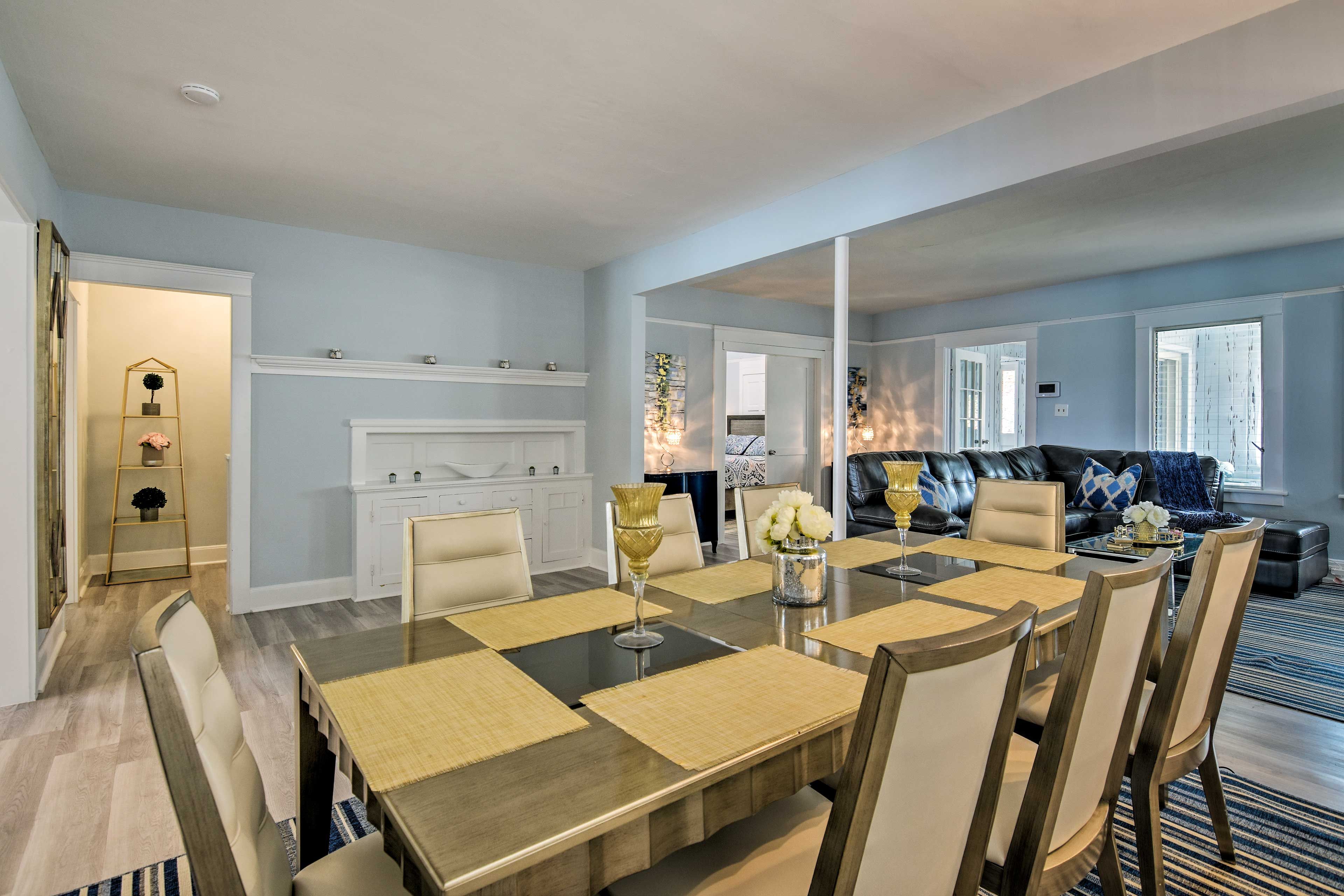 The vacation rental home is perfect for friends and families.
