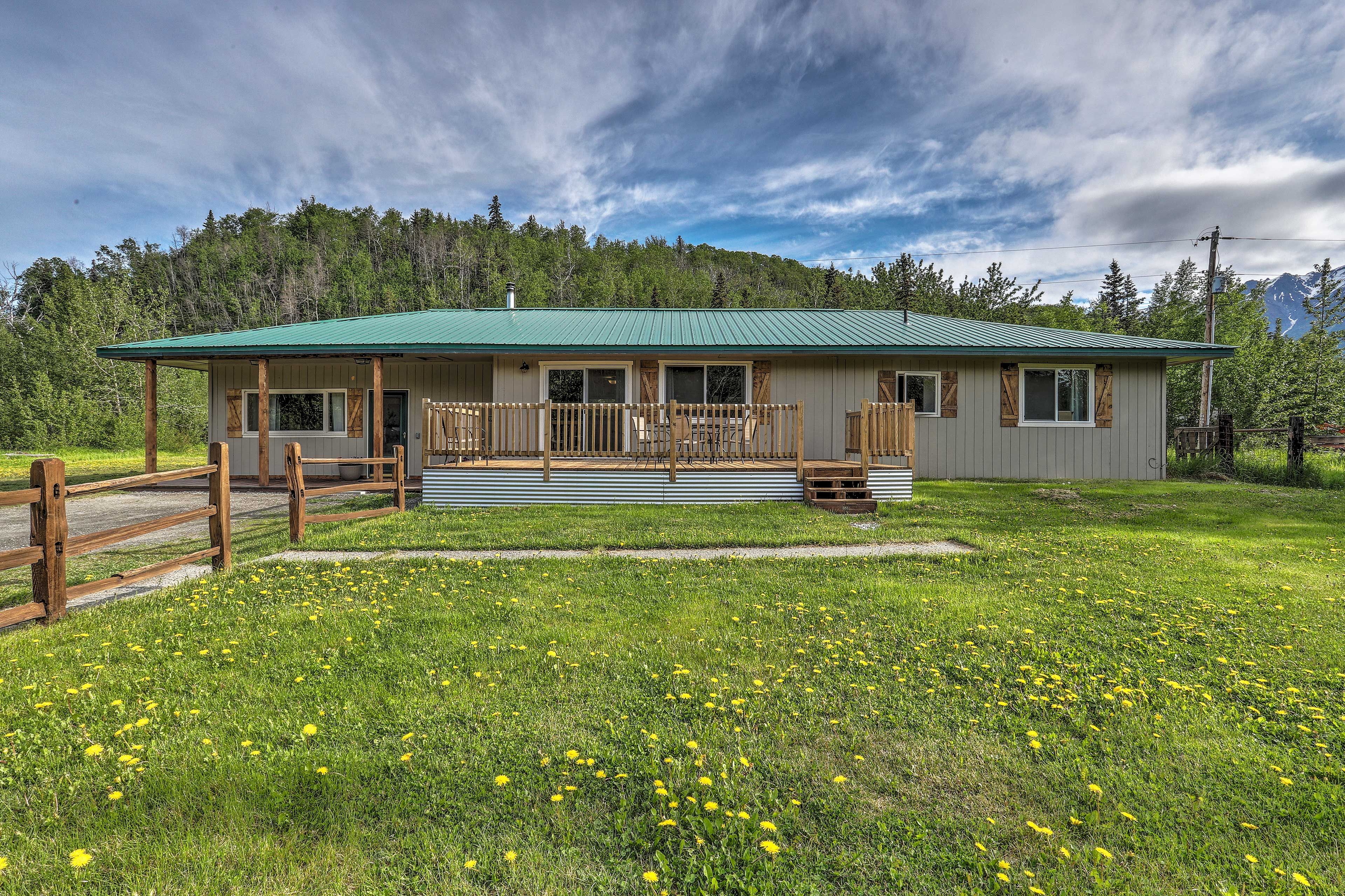Get away to the Last Frontier and stay at this Palmer vacation rental house!