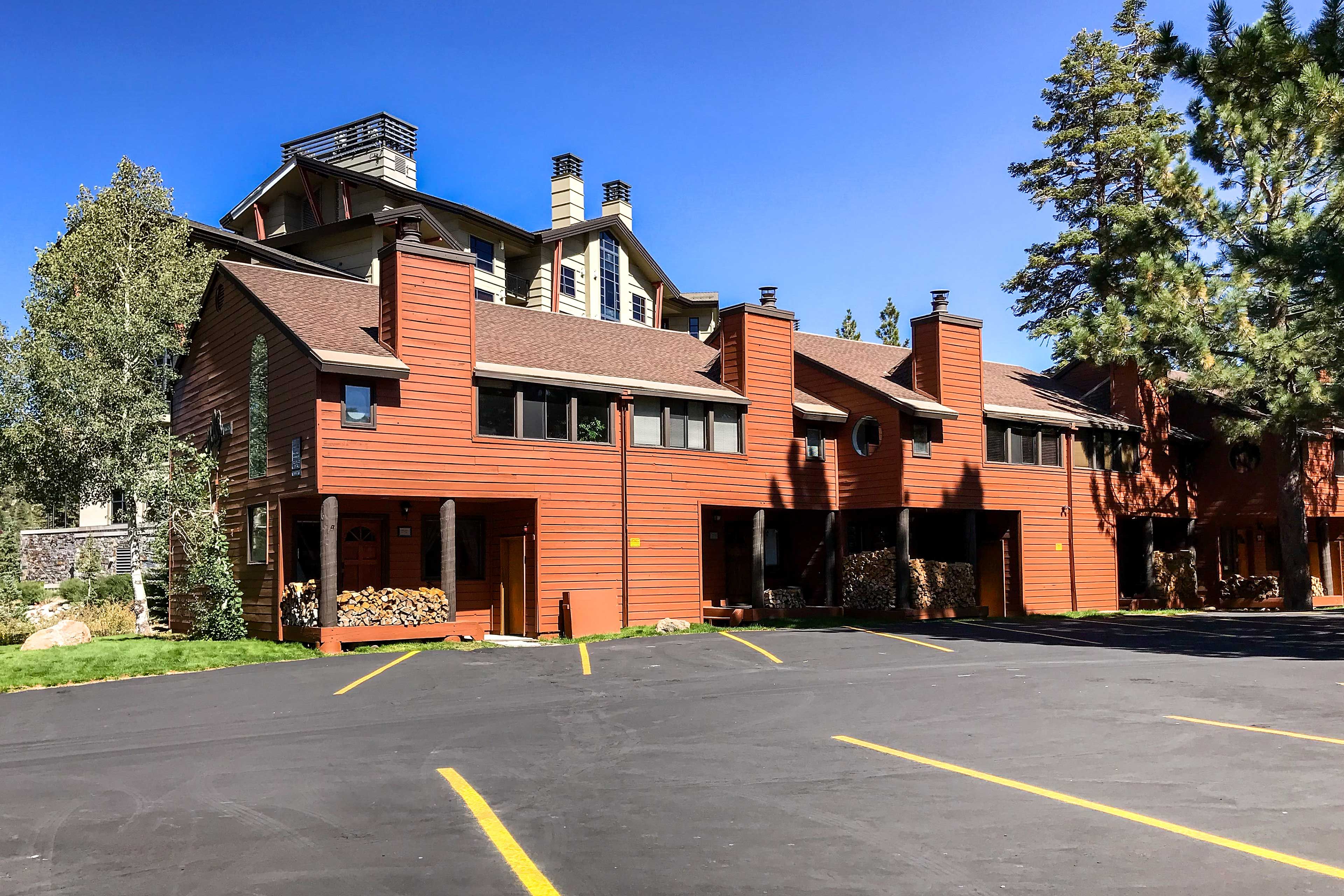 There is ample parking available.