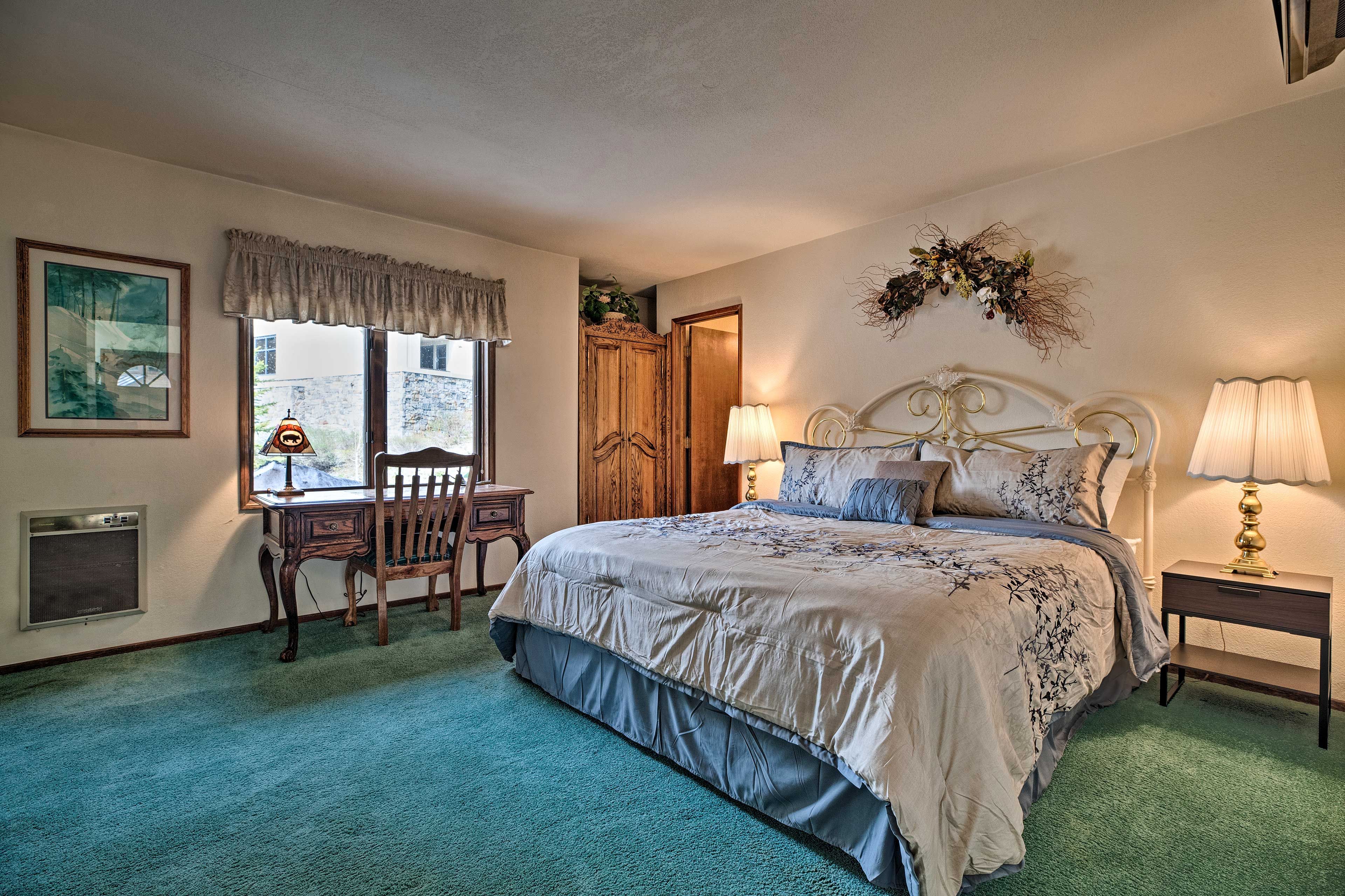 Perfect for couples, this room sleeps 2.