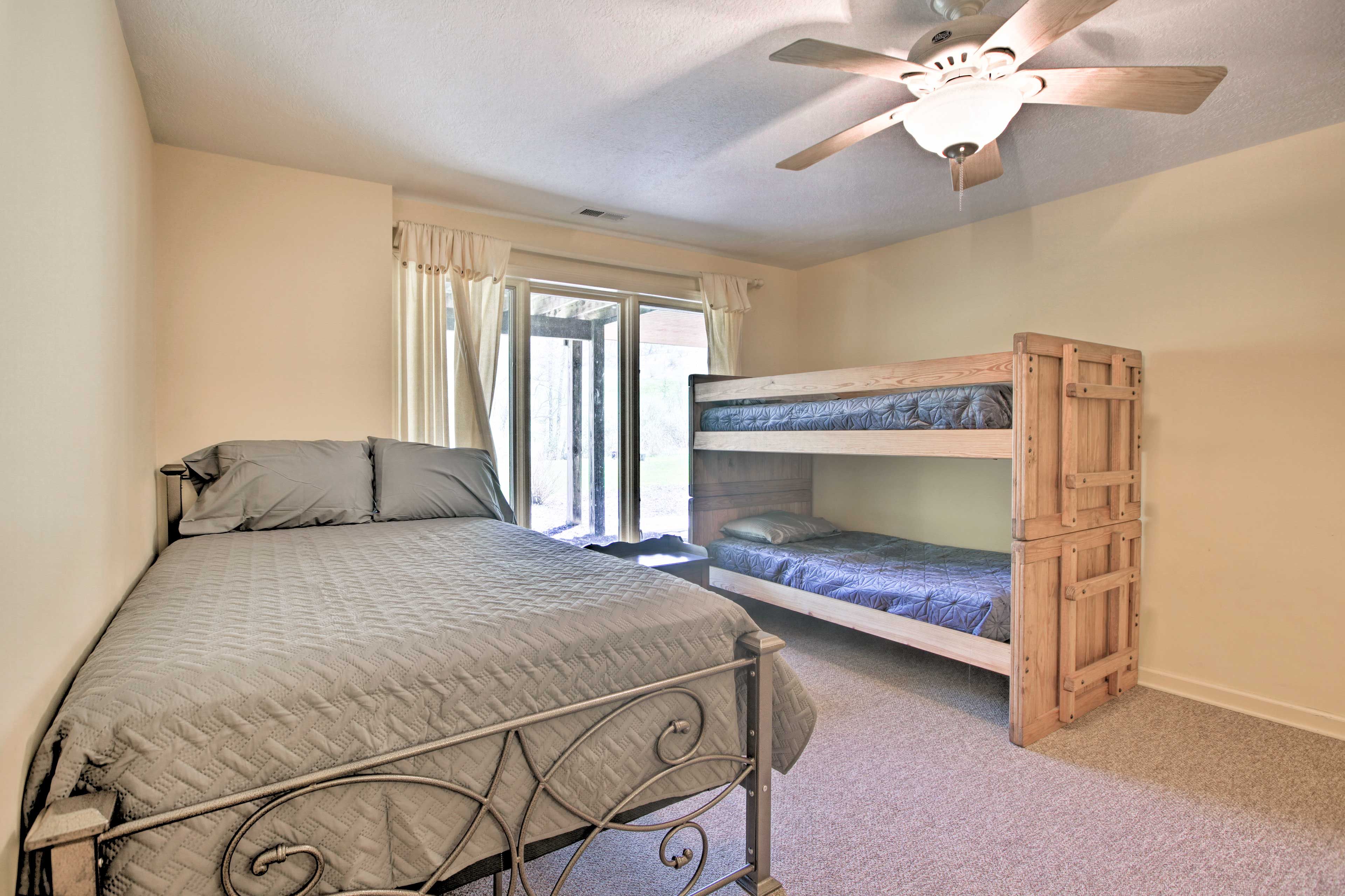 Bedroom 6 | Full Bed | Twin Bunk Bed