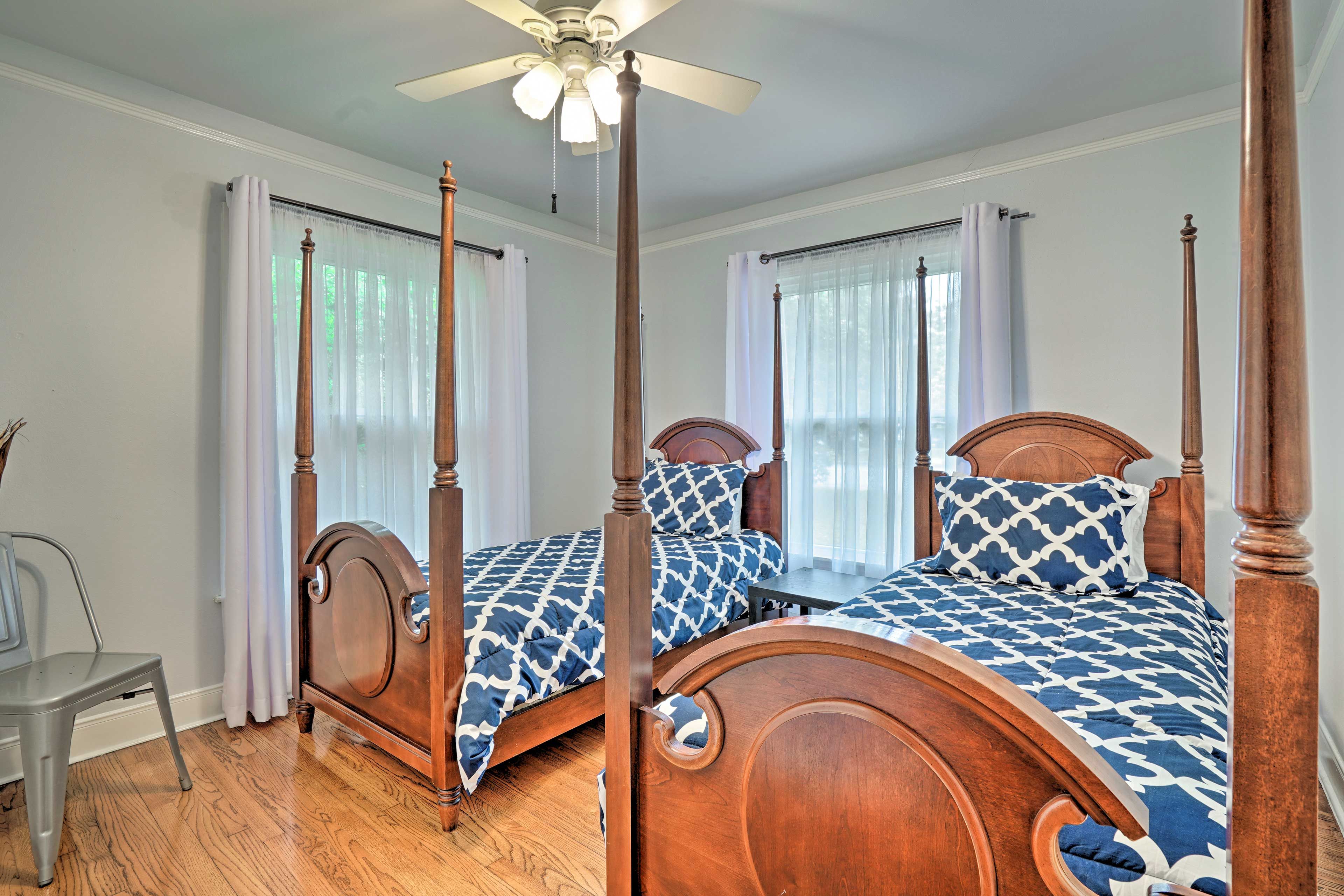 The third bedroom is perfect for your kiddos.
