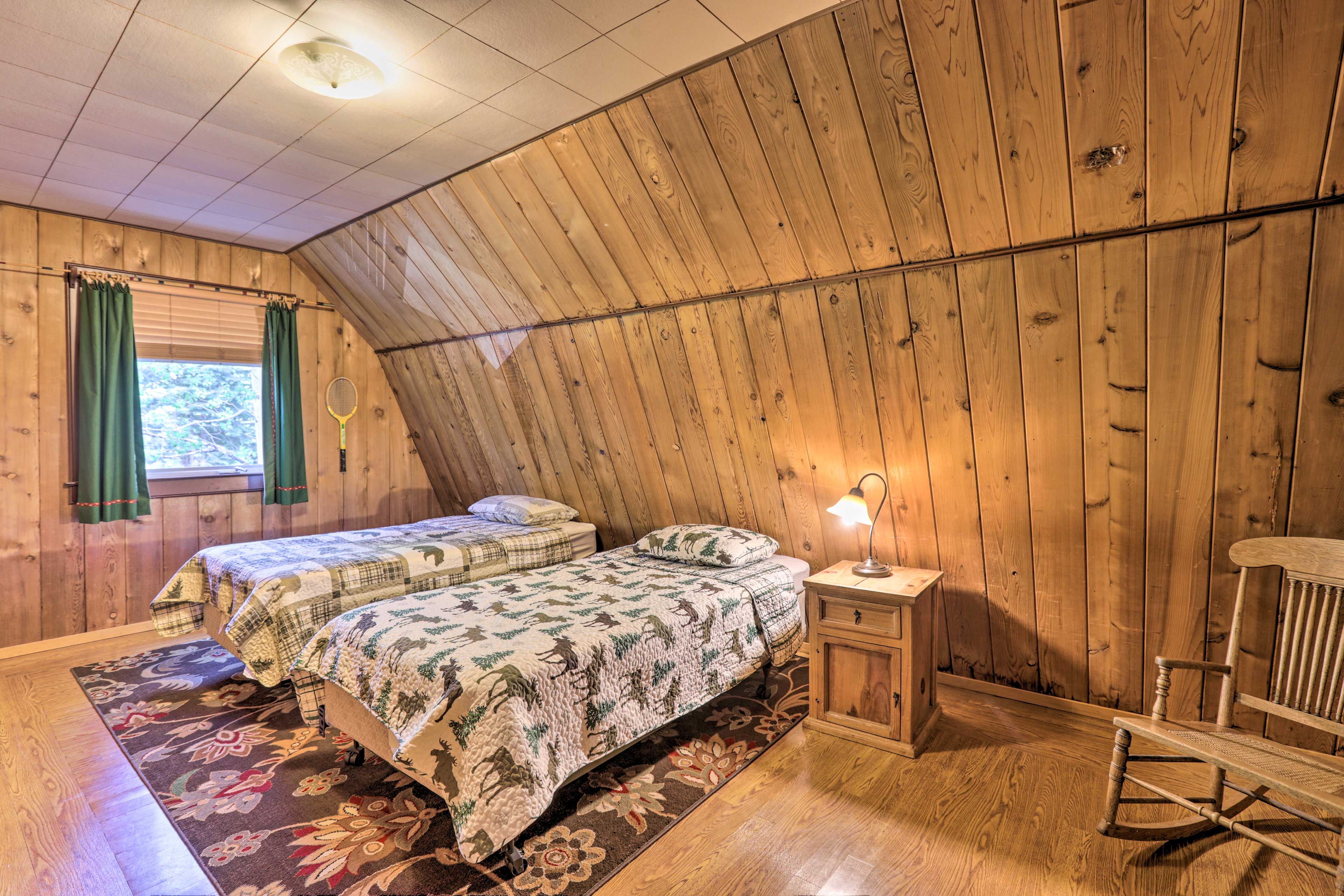 Two Twin beds are available in this second bedroom.