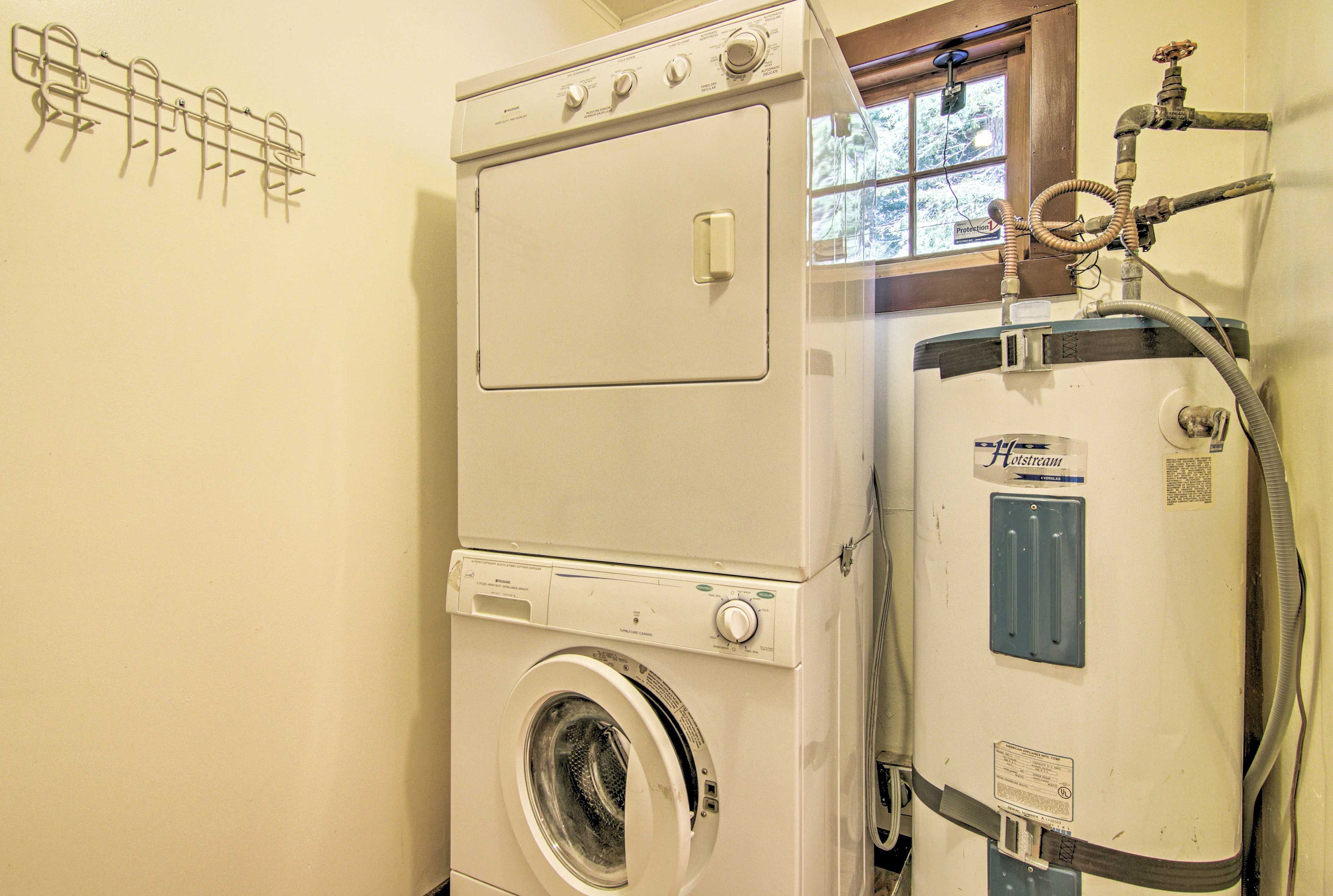 Keep your clothes fresh and clean with help of the laundry machines.