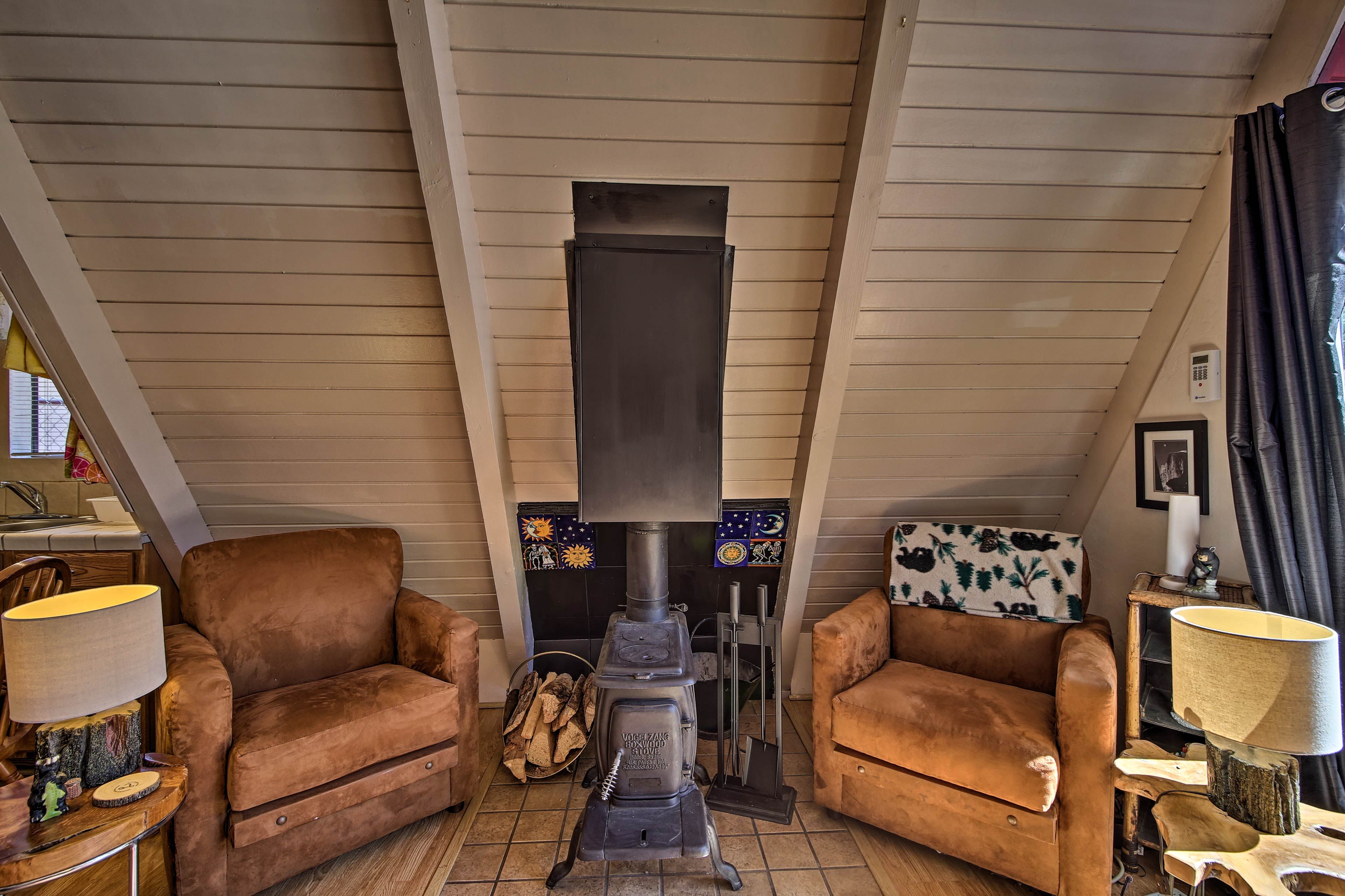 Living Area | Wood-Burning Stove