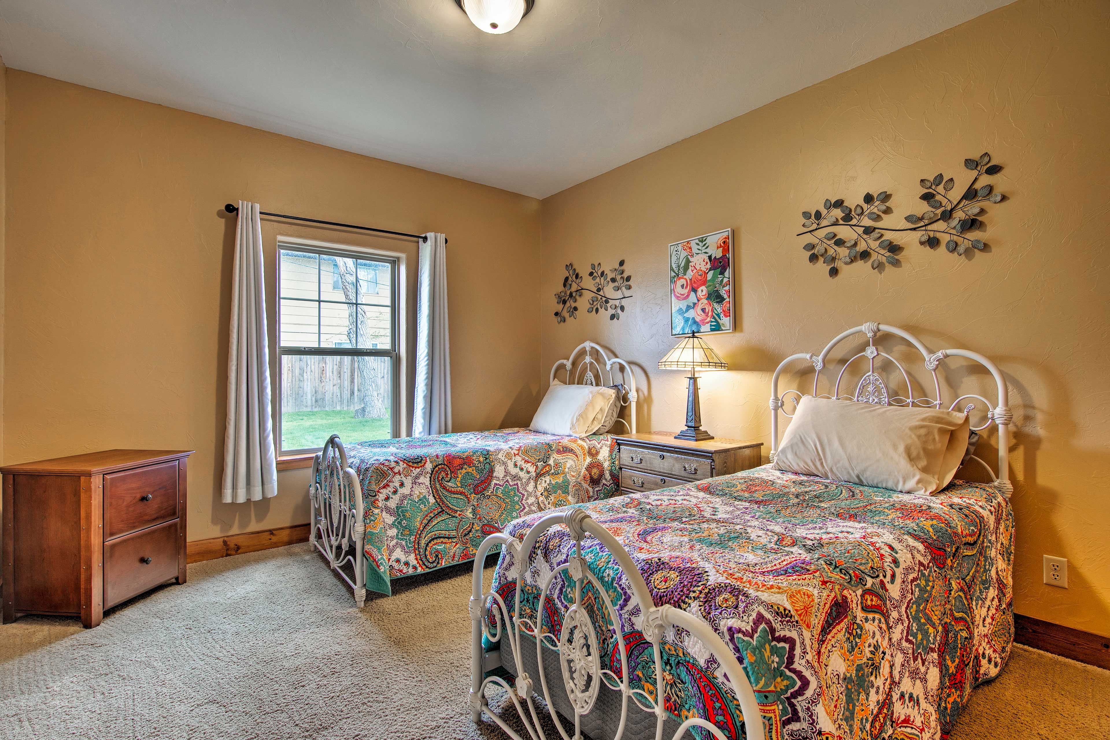 The third bedroom is perfect for the kids!