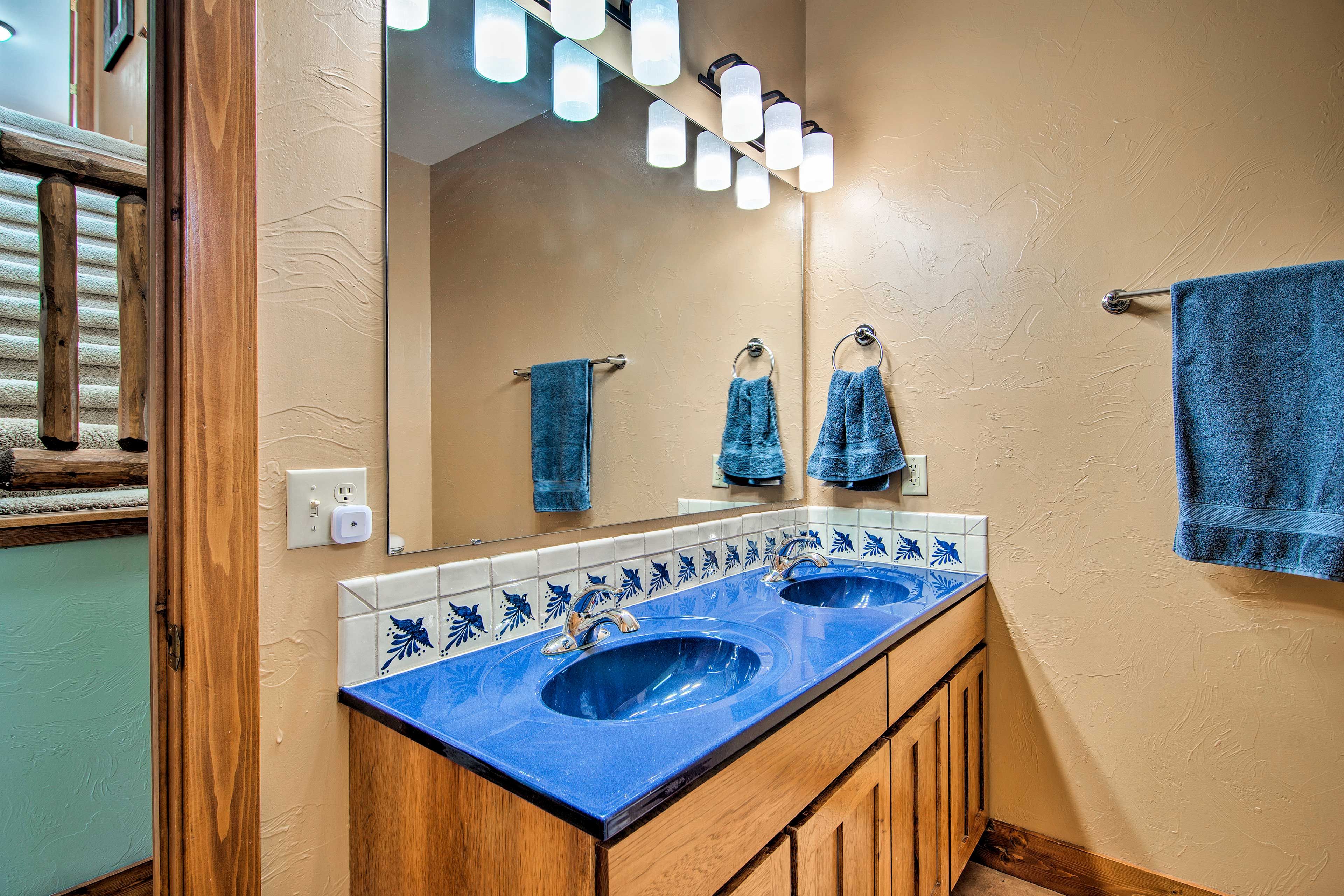 Mornings will be a breeze with a double vanity.