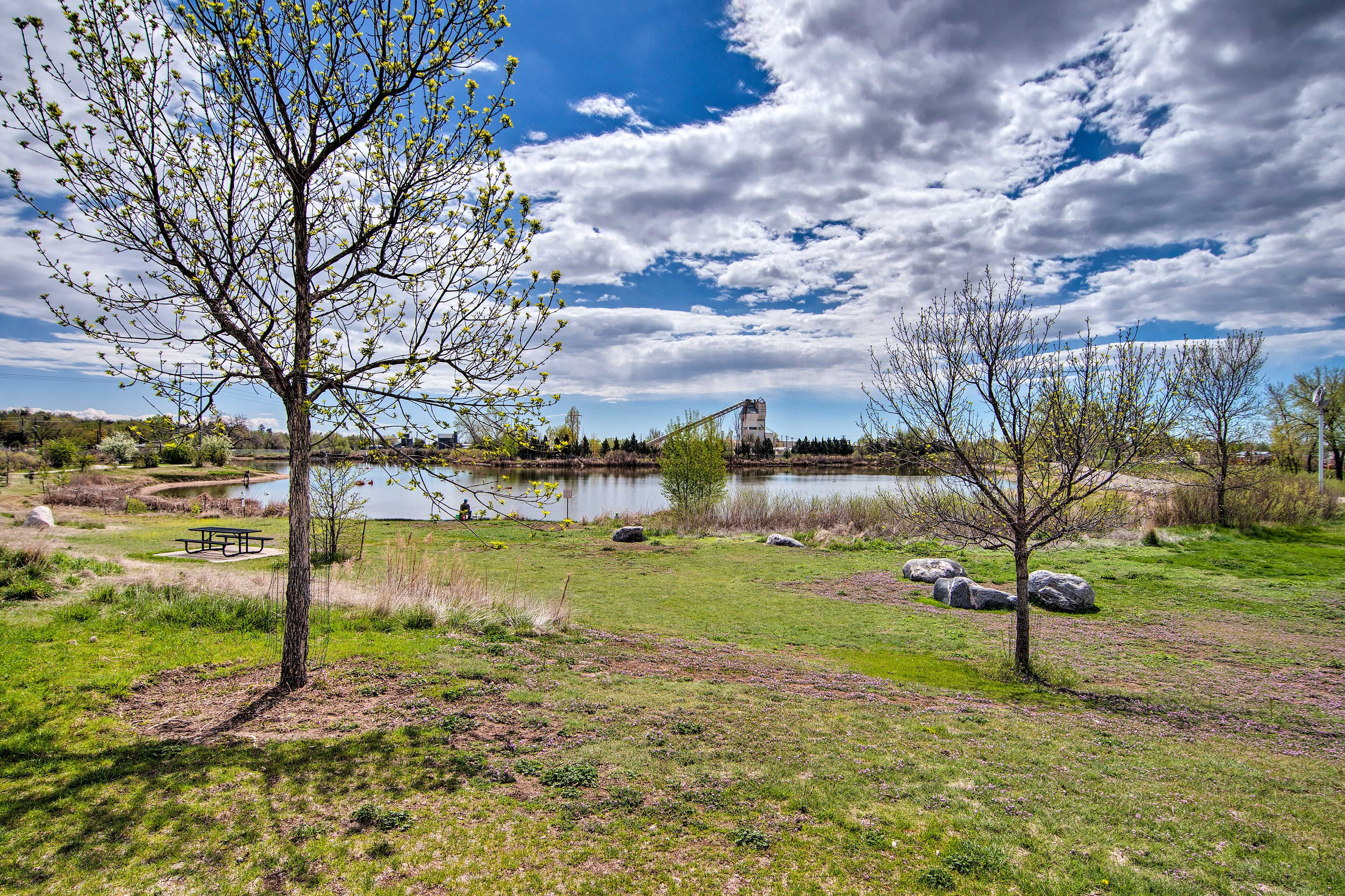 Try your hand at hiking, fishing, or mountain biking!