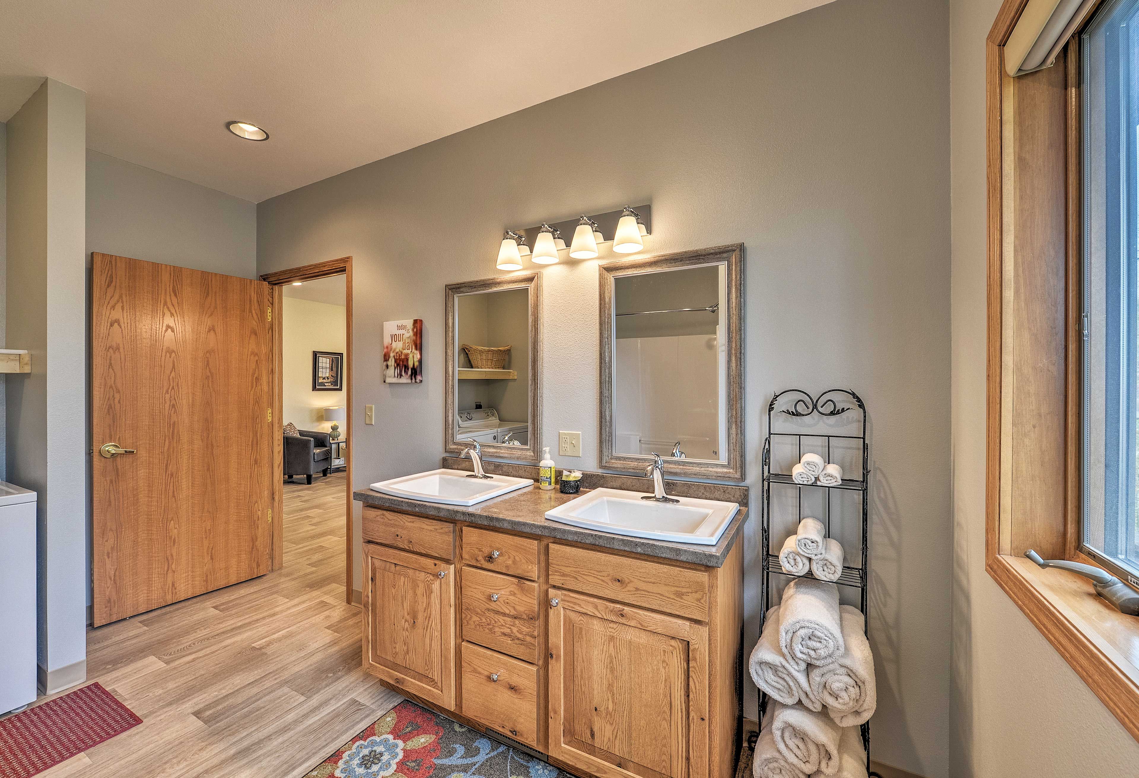 Enjoy fresh towels and linens during your stay.