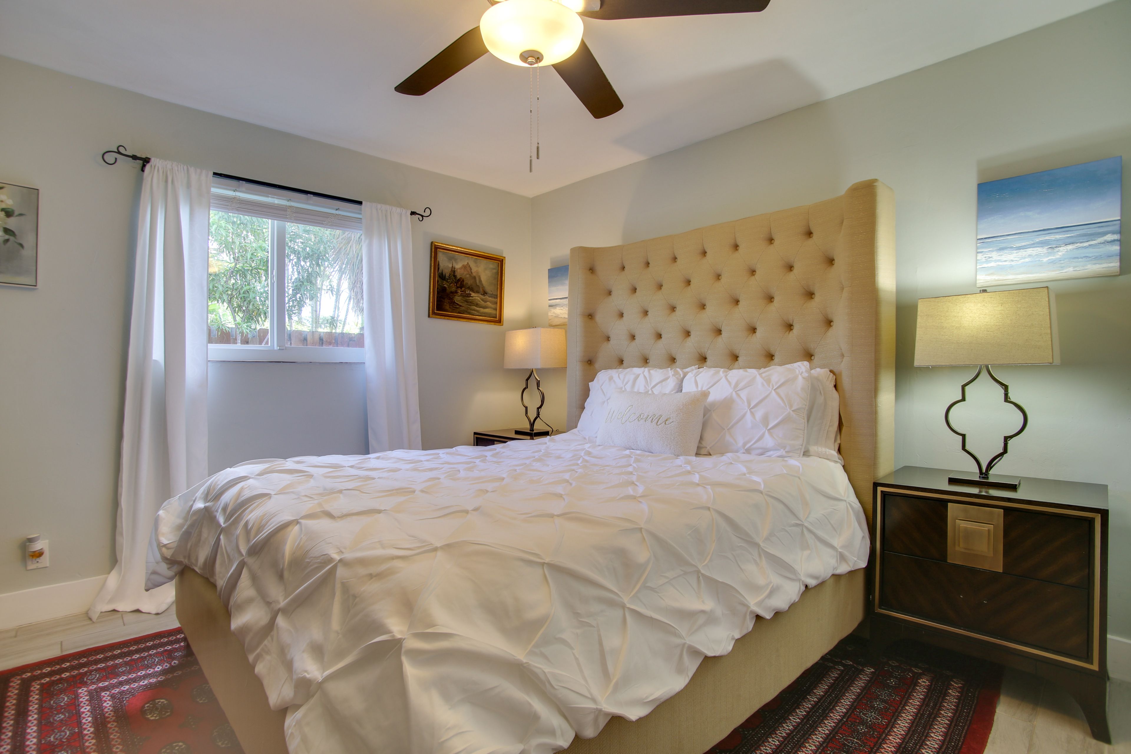 Bedroom 1 | Queen Bed | Linens Provided | Smart TV